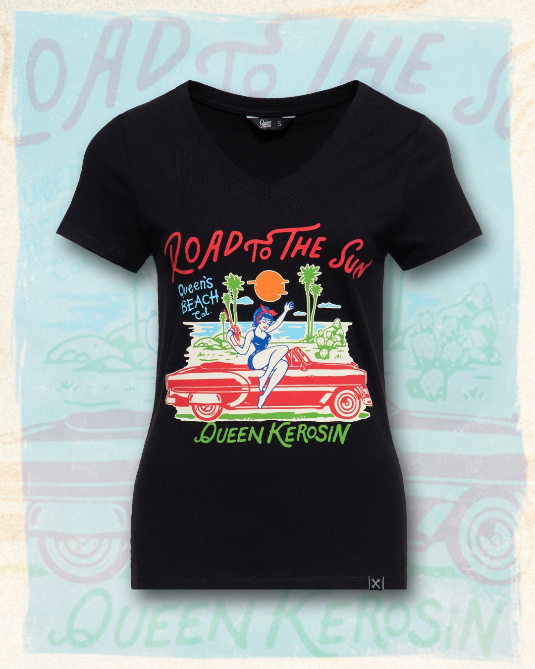 Queen Kerosin - T-Shirt «Road To The Sun»