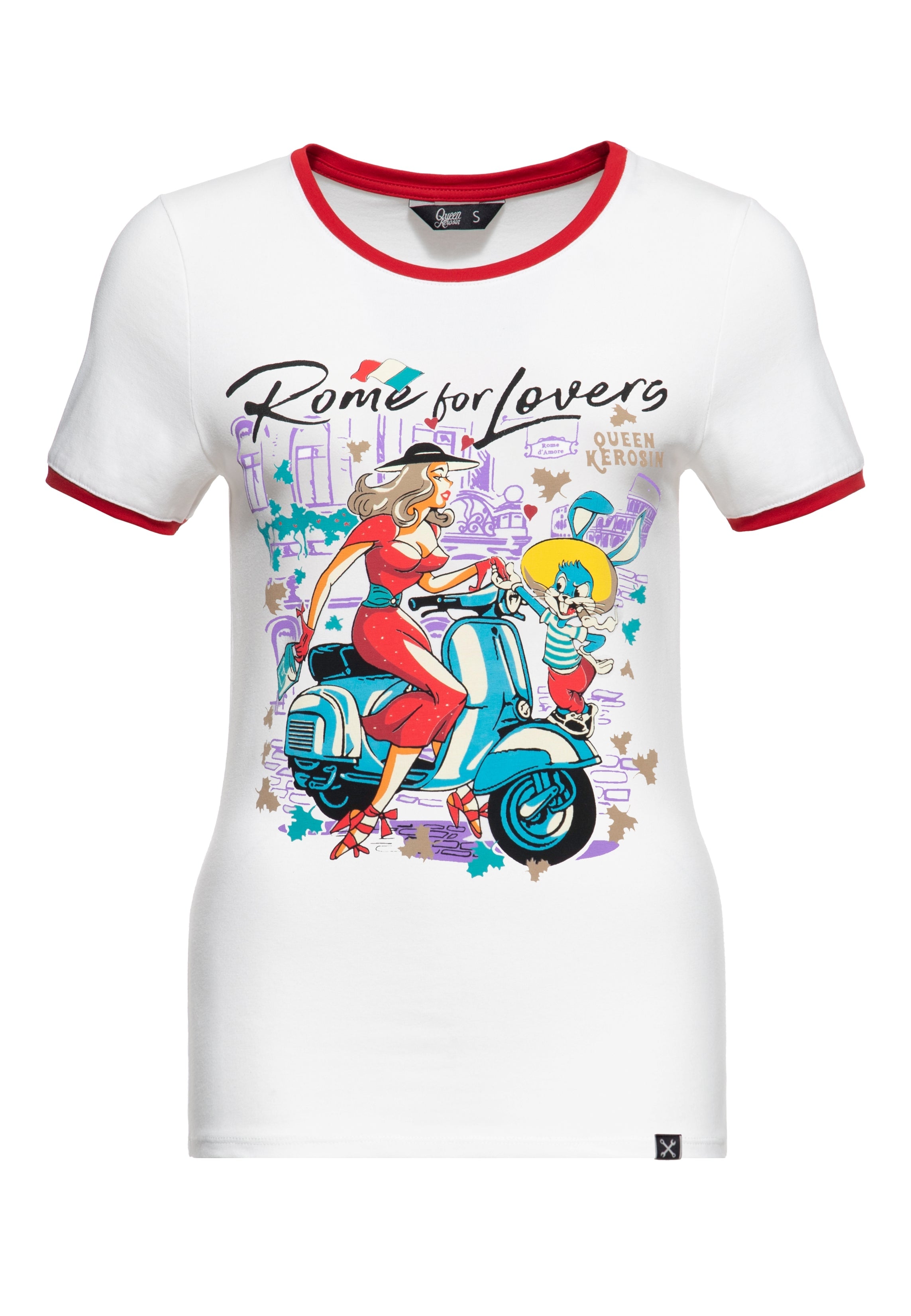 Queen Kerosin - T - Shirt «Rome for Lovers»