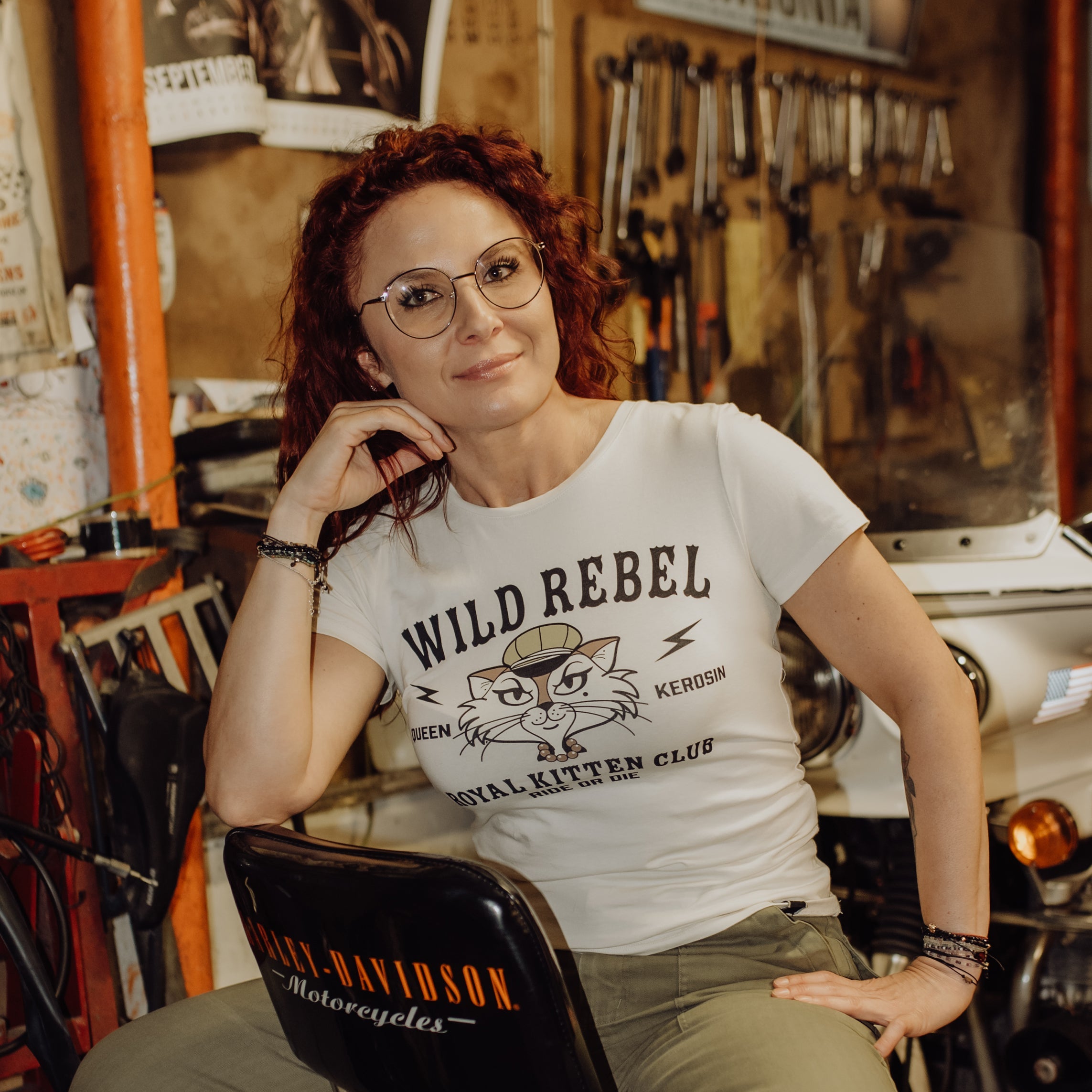 Queen Kerosin - T-Shirt «Royal Kitten Club»