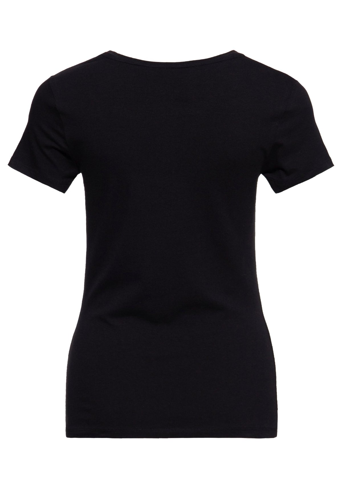 T-Shirt 'Skull and Snake' in Schwarz – T-Shirts von Queen Kerosin - Ansicht 2