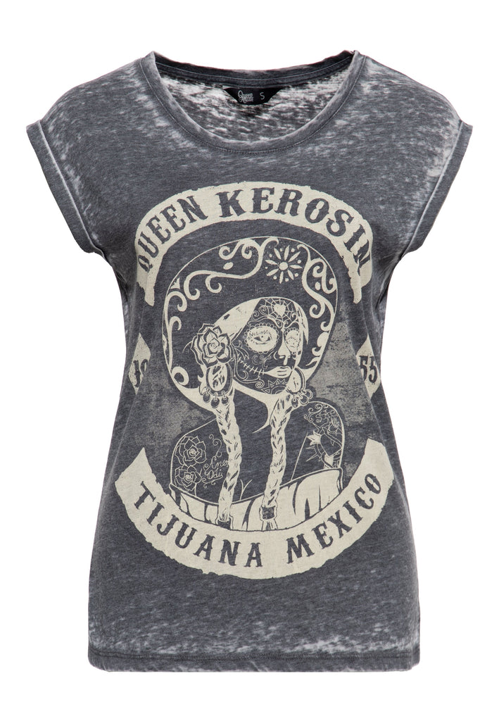Queen Kerosin - T-Shirt «Tijuana Mexico»