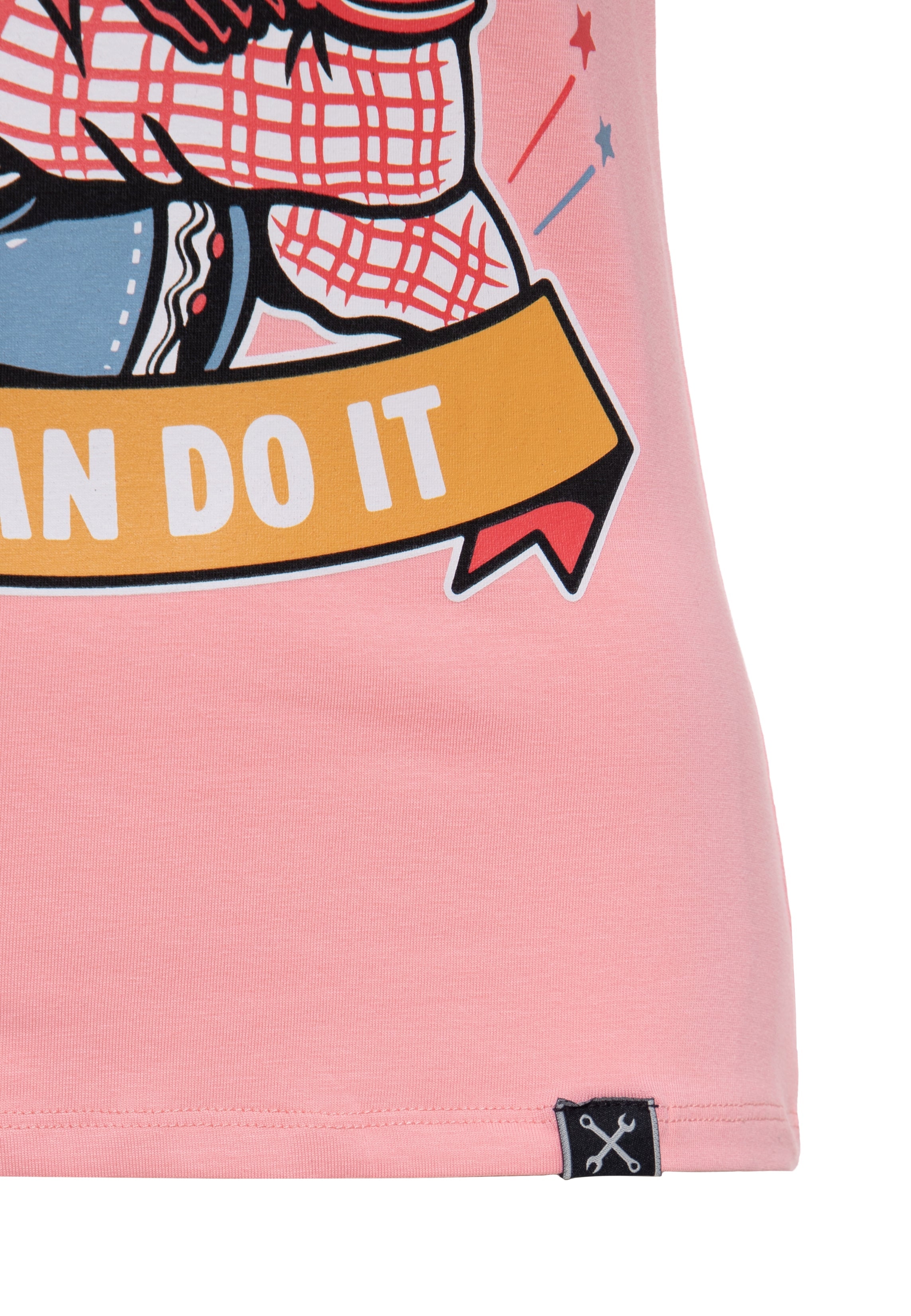 T-Shirt 'We Can Do It' in Rosa T-Shirts von Queen Kerosin