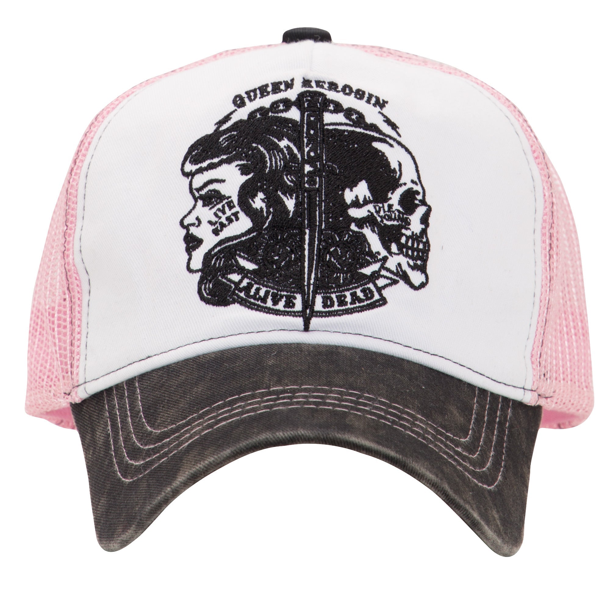 Trucker Cap in Vintage Waschung »Alive Dead« Trucker Cap von Queen Kerosin