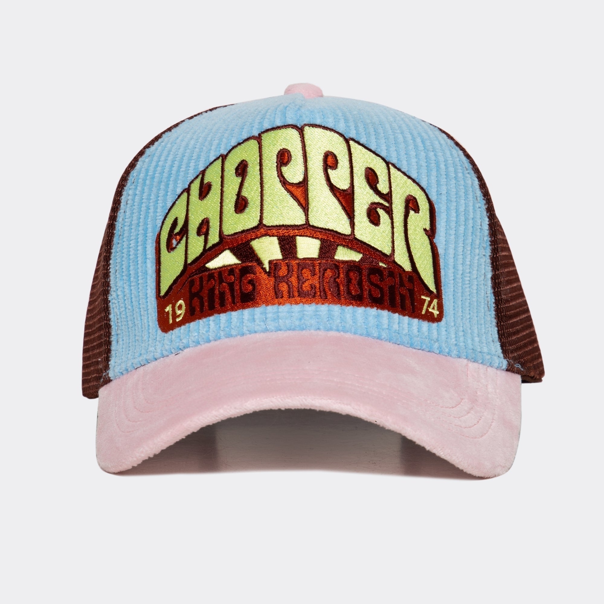 Trucker Cap mit Cord - Front «Chopper» Trucker Cap von Queen Kerosin