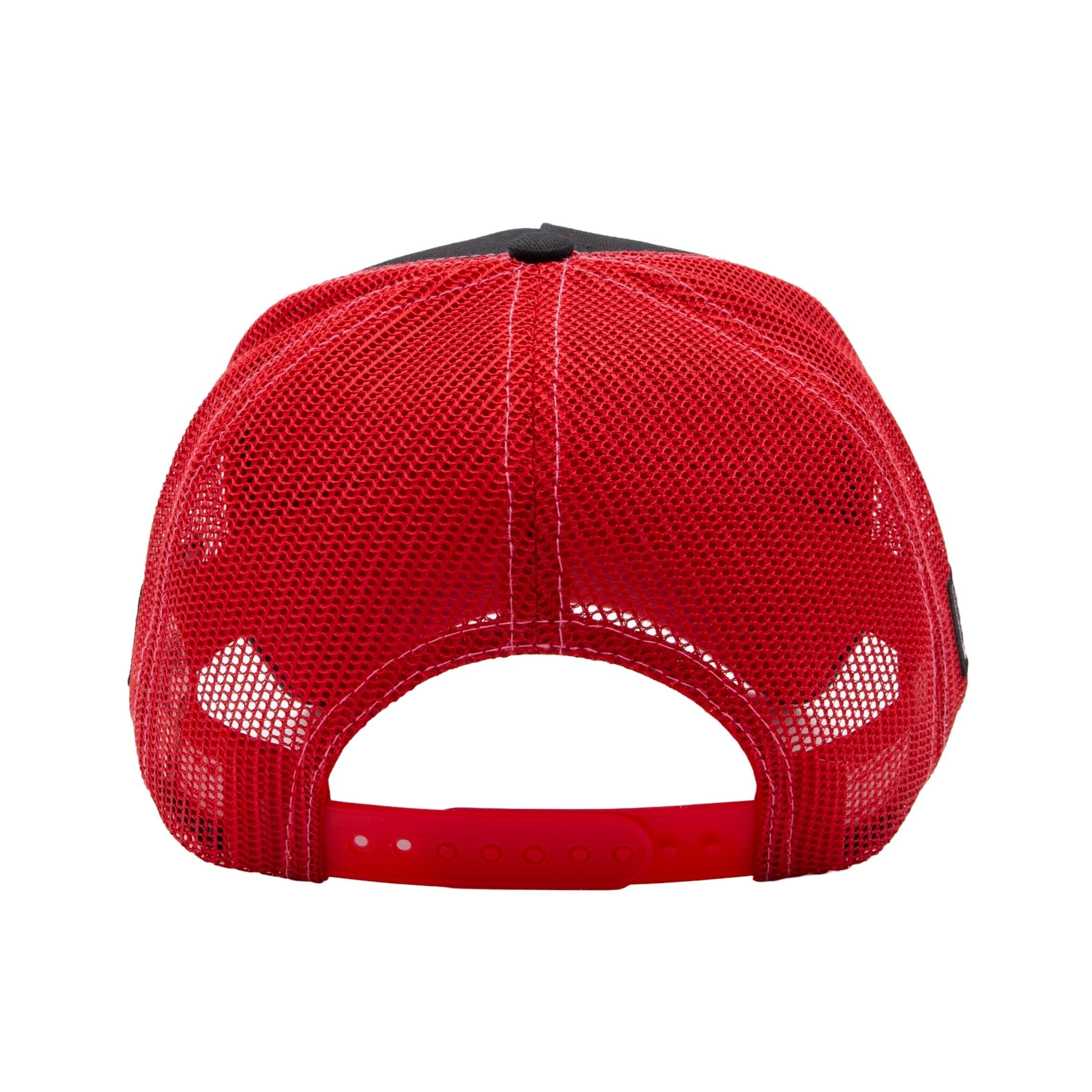 Trucker Cap 'Never Trust A Fucker' in Schwarz Rot Trucker Cap von Queen Kerosin