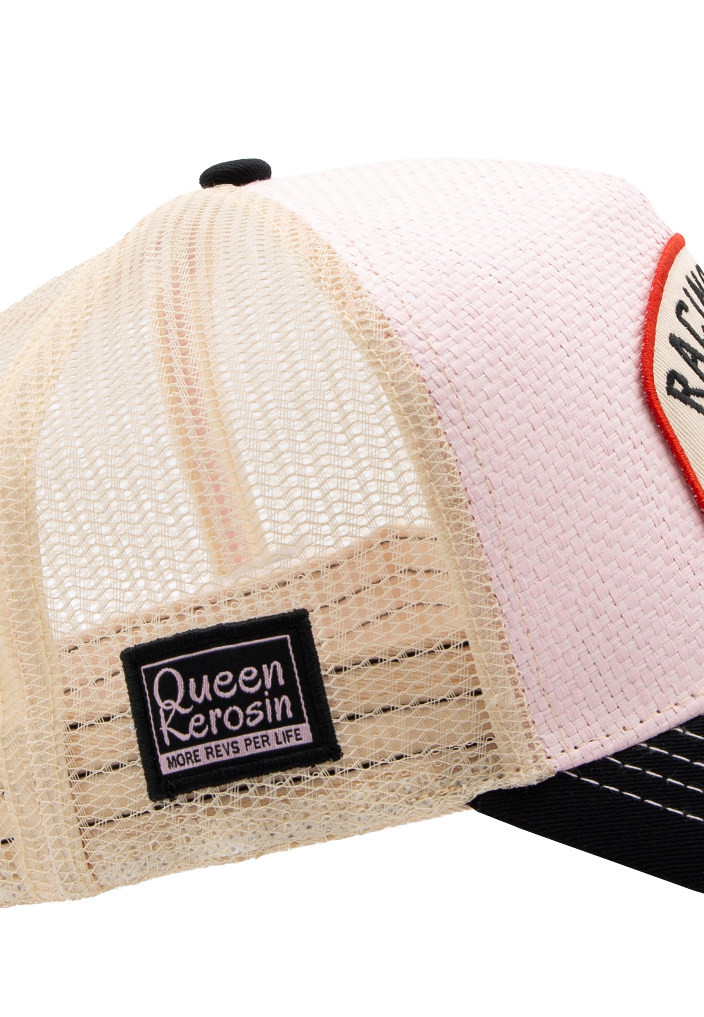 Trucker Cap 'Racing Queen' in Rosa Trucker Cap von Queen Kerosin