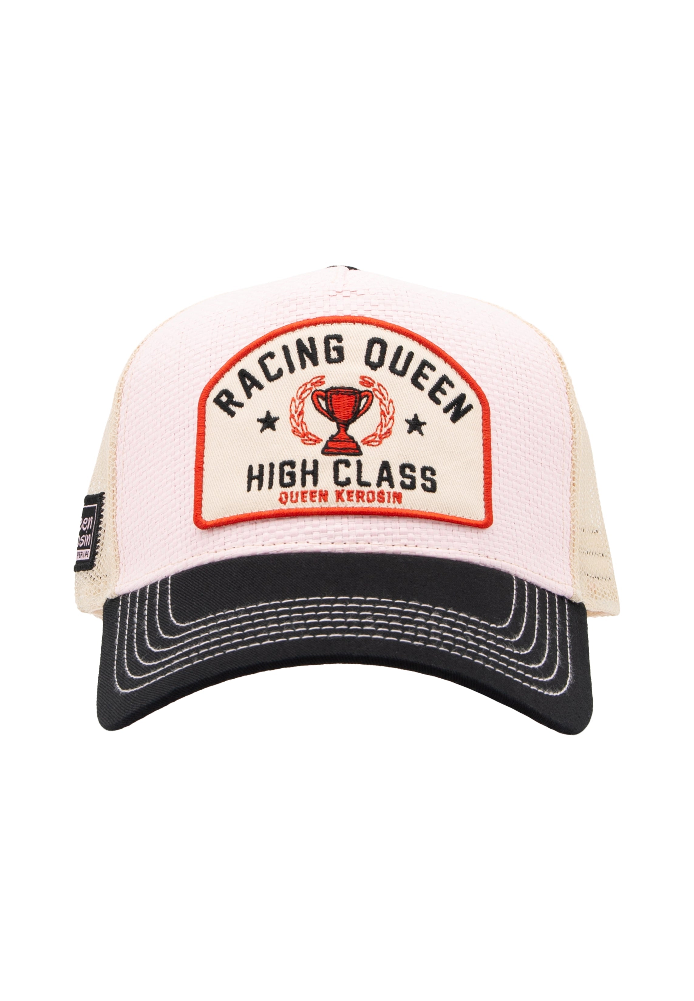 Trucker Cap 'Racing Queen' in Rosa Trucker Cap von Queen Kerosin