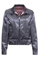 Queen Kerosin - Wendejacke aus Satin mit Stickerei «Wild One»