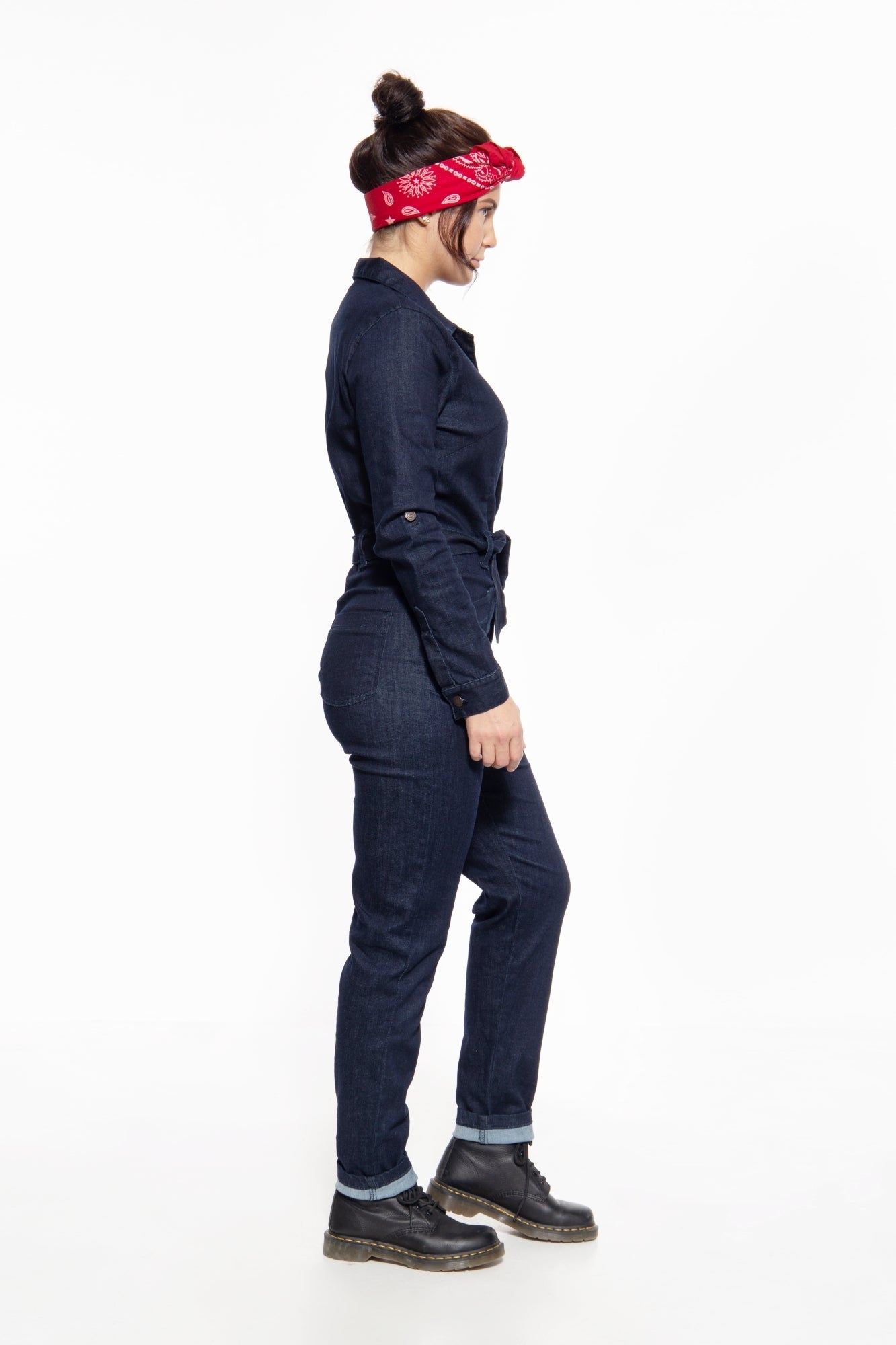 Queen Kerosin - Western Overall aus robustem Jeansgewebe