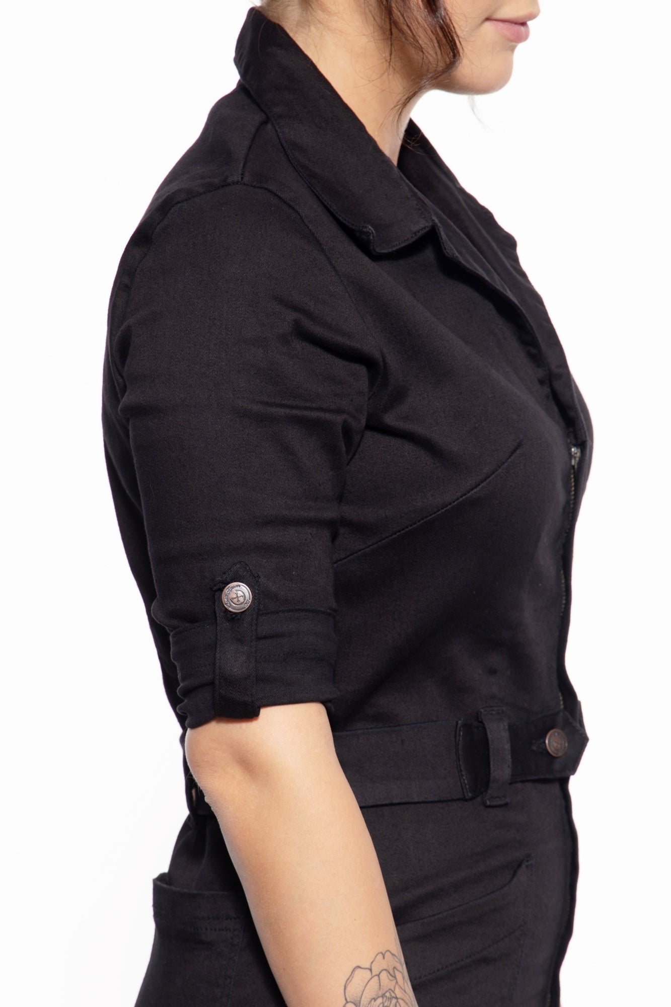 Queen Kerosin - Western Overall aus robustem Jeansgewebe