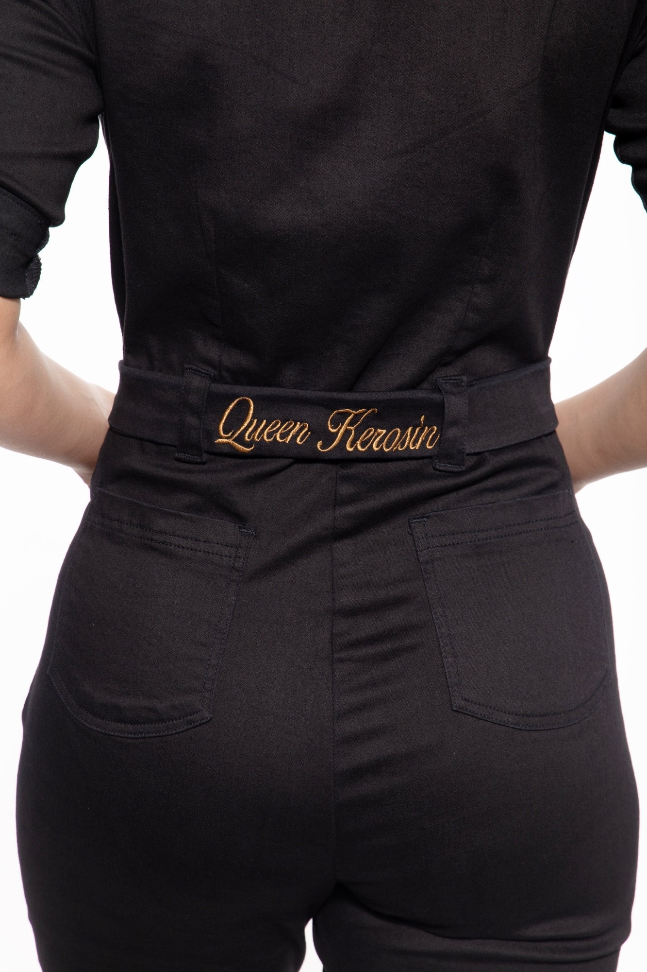 Queen Kerosin - Western Overall aus robustem Jeansgewebe