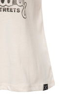 Queen Kerosin - Wide Fit T-Shirt mit Vintage Frontprint «Girl Gang»