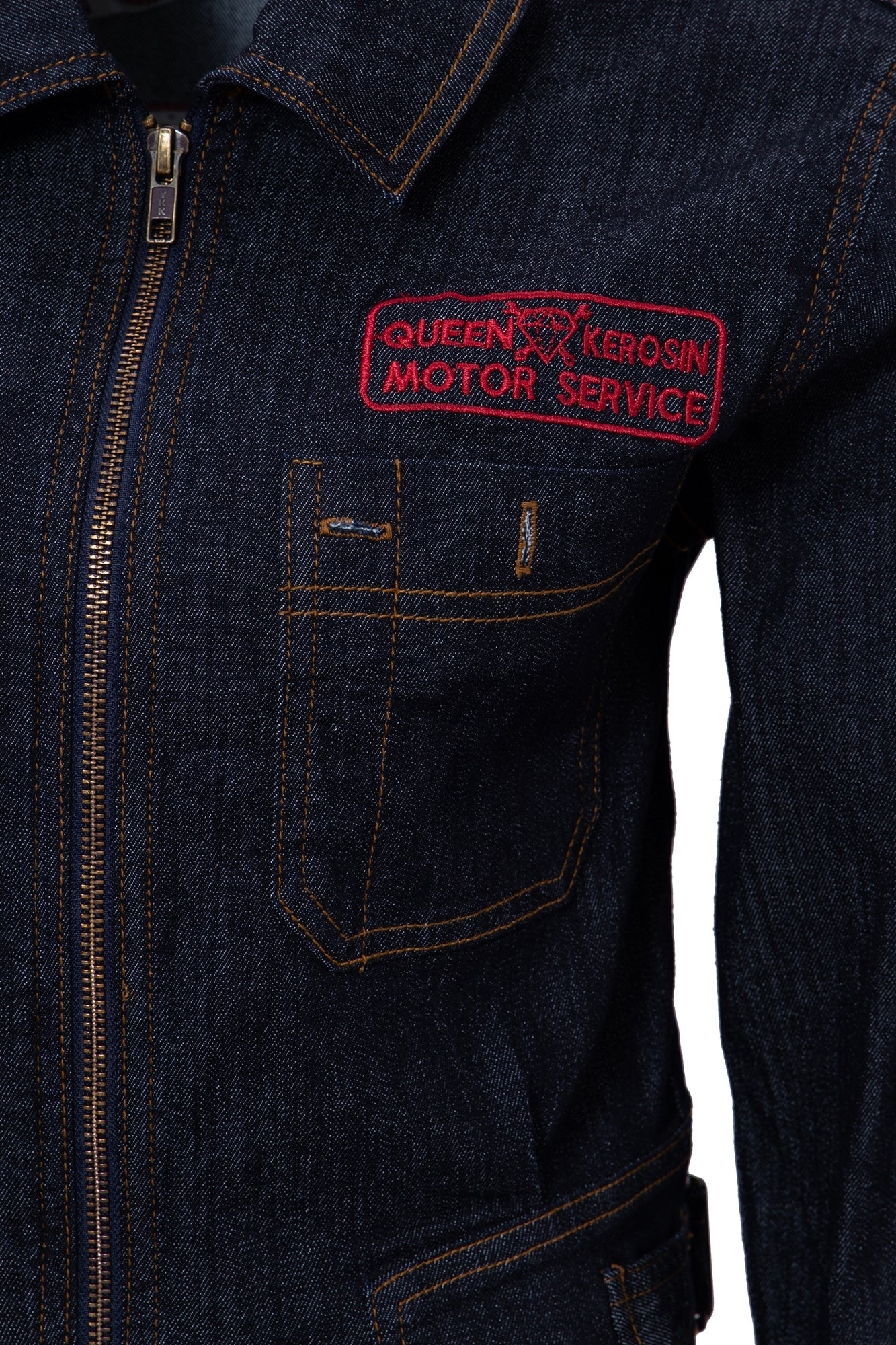 Queen Kerosin - Workwear Kleid im Vintage Look «Motor Queen Service»
