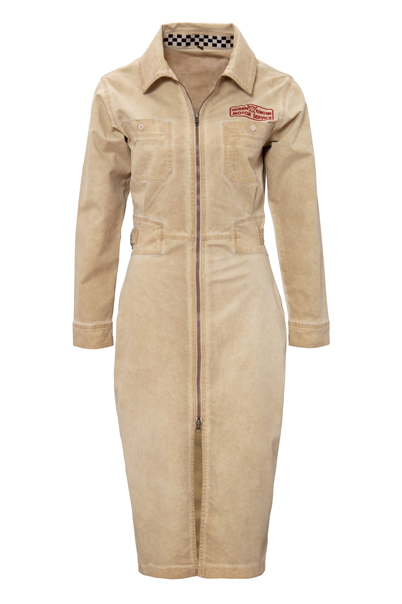 Queen Kerosin - Workwear Kleid im Vintage Look «Motor Queen Service»