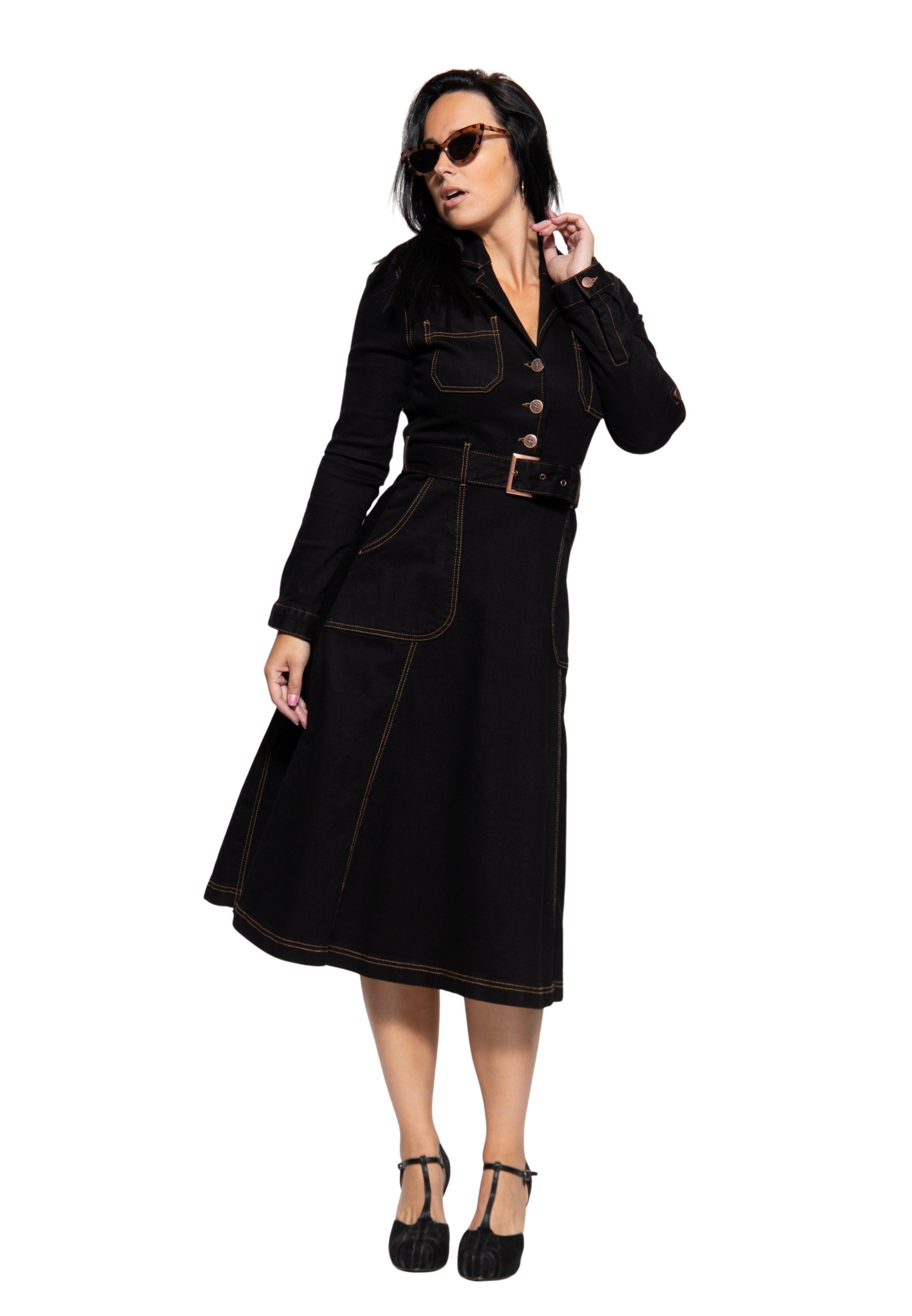 Workwear Swing - Dress «Motor Queen Service» Kleider von Queen Kerosin