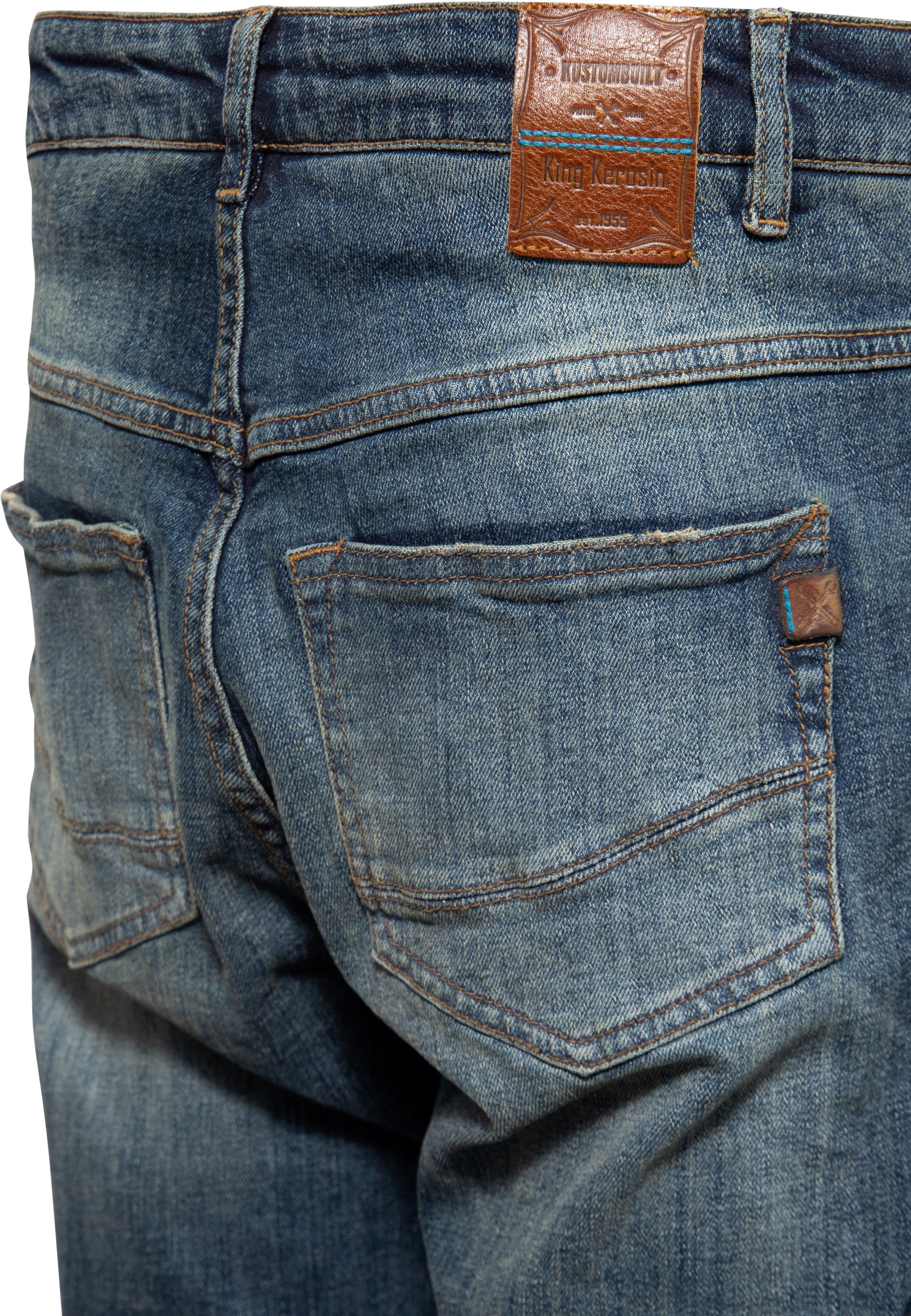 King Kerosin - 5-Pocket Jeans «Robin Vintage Wash»