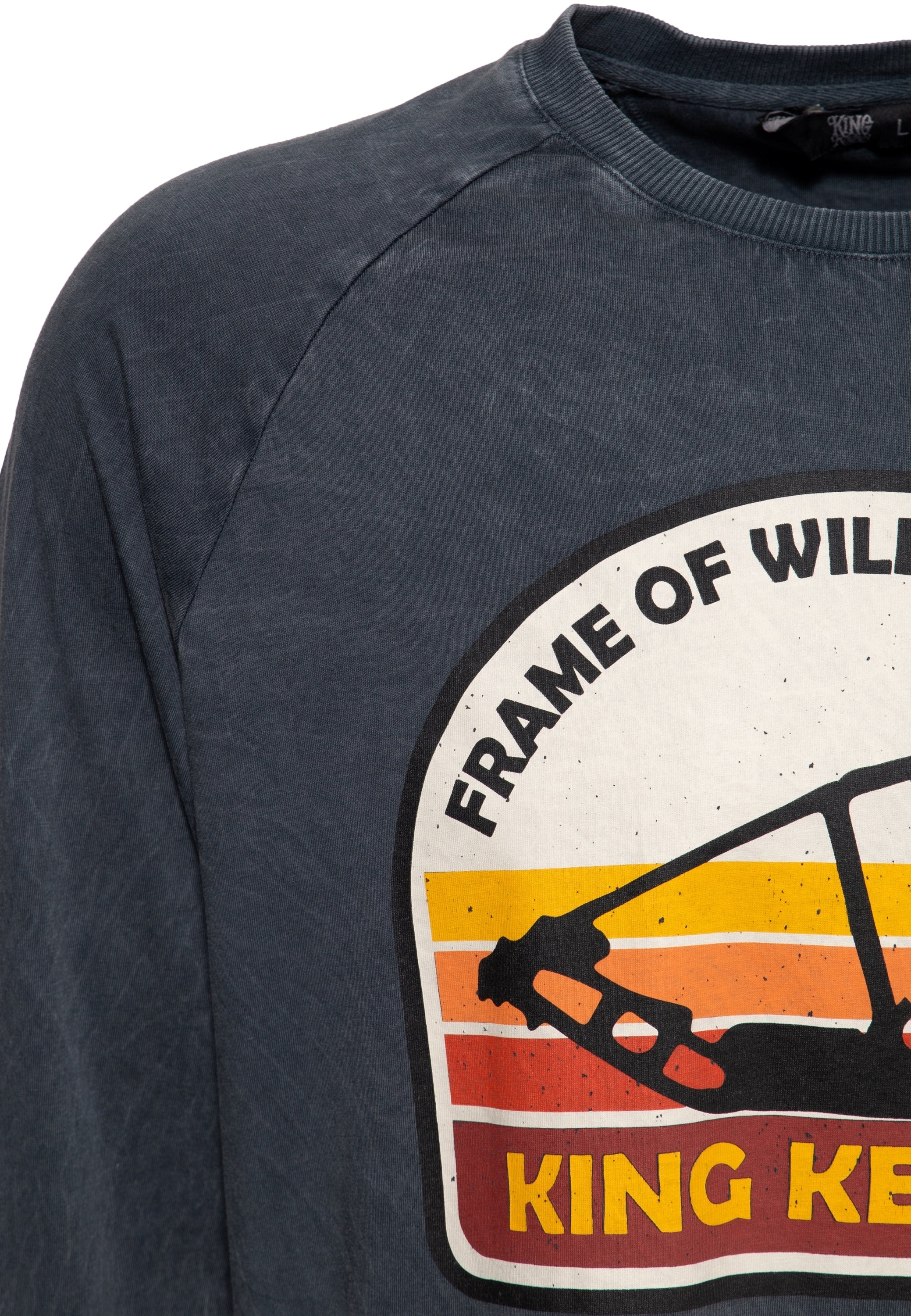 King Kerosin - Acid wash Longsleeve «Frame of Wilderness»