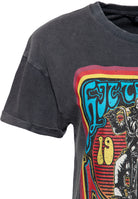 Queen Kerosin - Acid Wash T-Shirt «Hit the Road Queen»