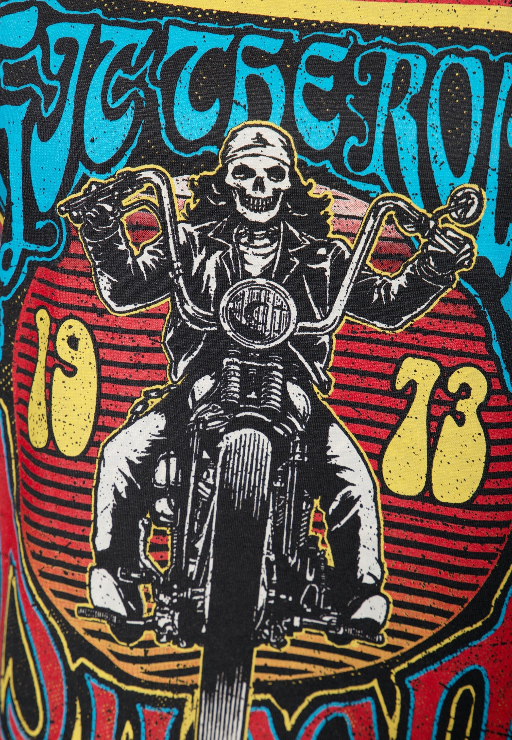 Queen Kerosin - Acid Wash T-Shirt «Hit the Road Queen»