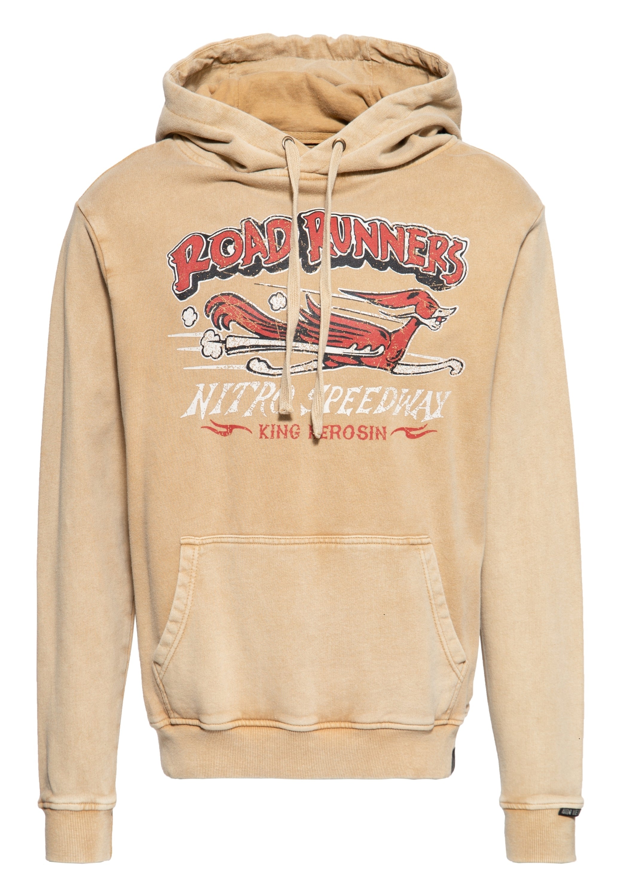 King Kerosin - Acid washed Hoodie «Road Runners»