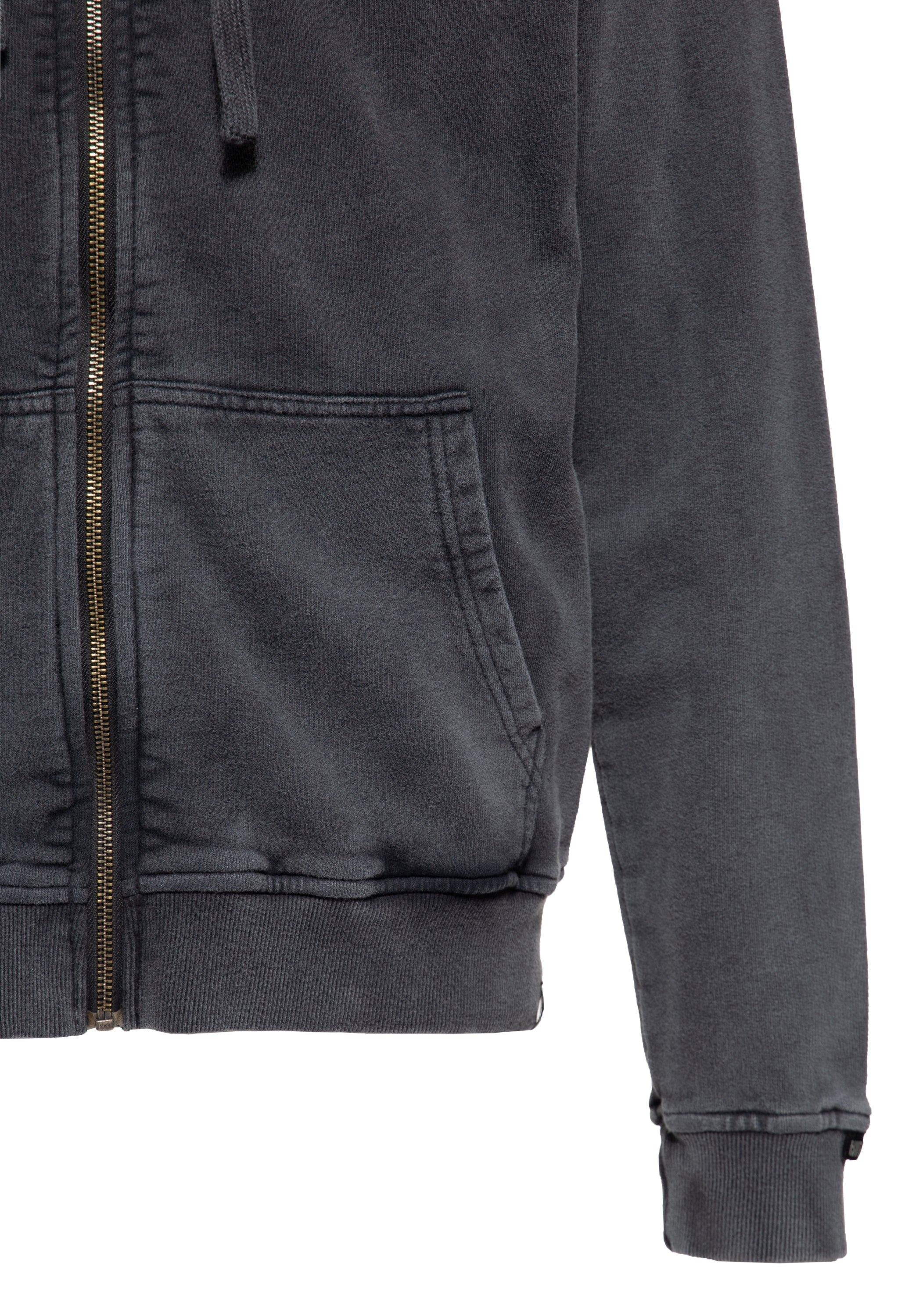 King Kerosin - Acid washed Zip Hoodie «Psychedelic Custom Chopper»