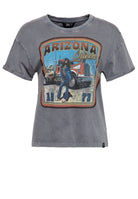 Queen Kerosin - Acidwash T-Shirt «Arizona Queen»
