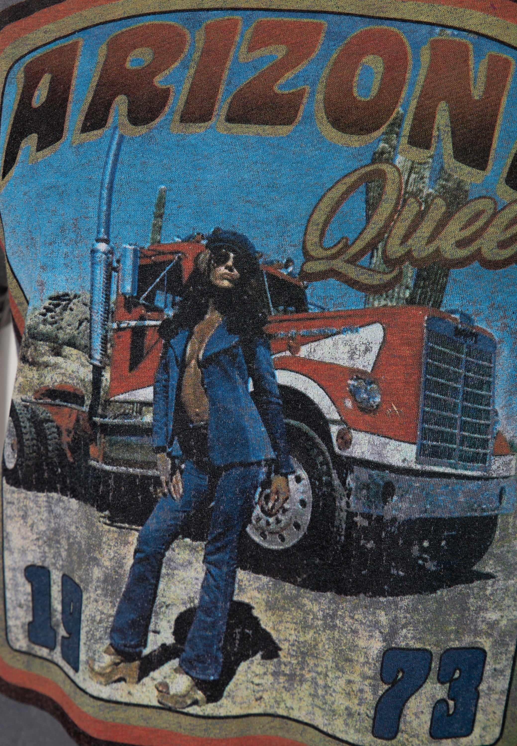 Queen Kerosin - Acidwash T-Shirt «Arizona Queen»