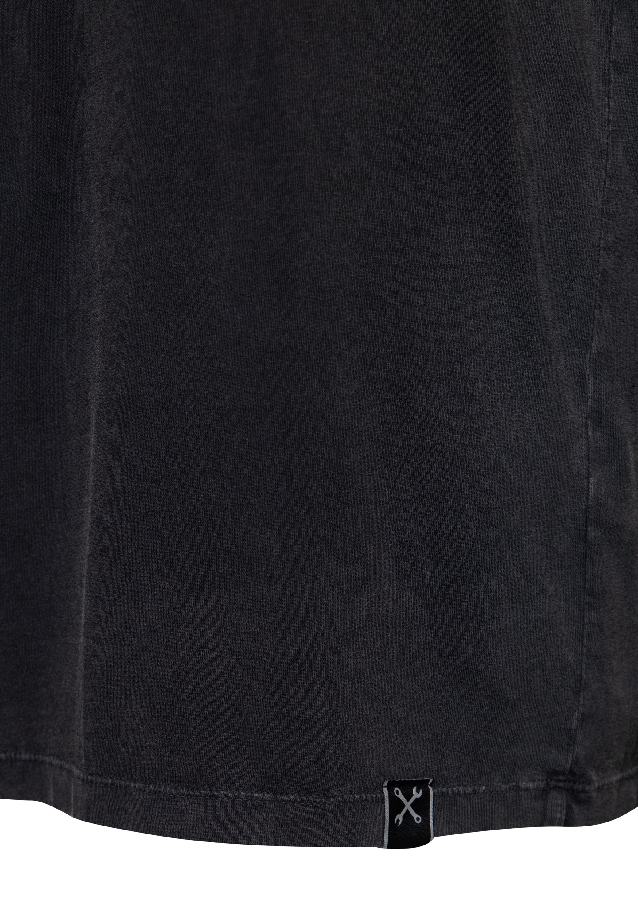 King Kerosin - Acidwash T-Shirt «Born to f**k»