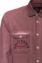 King Kerosin - Authentisches Langarmhemd «California Bear»
