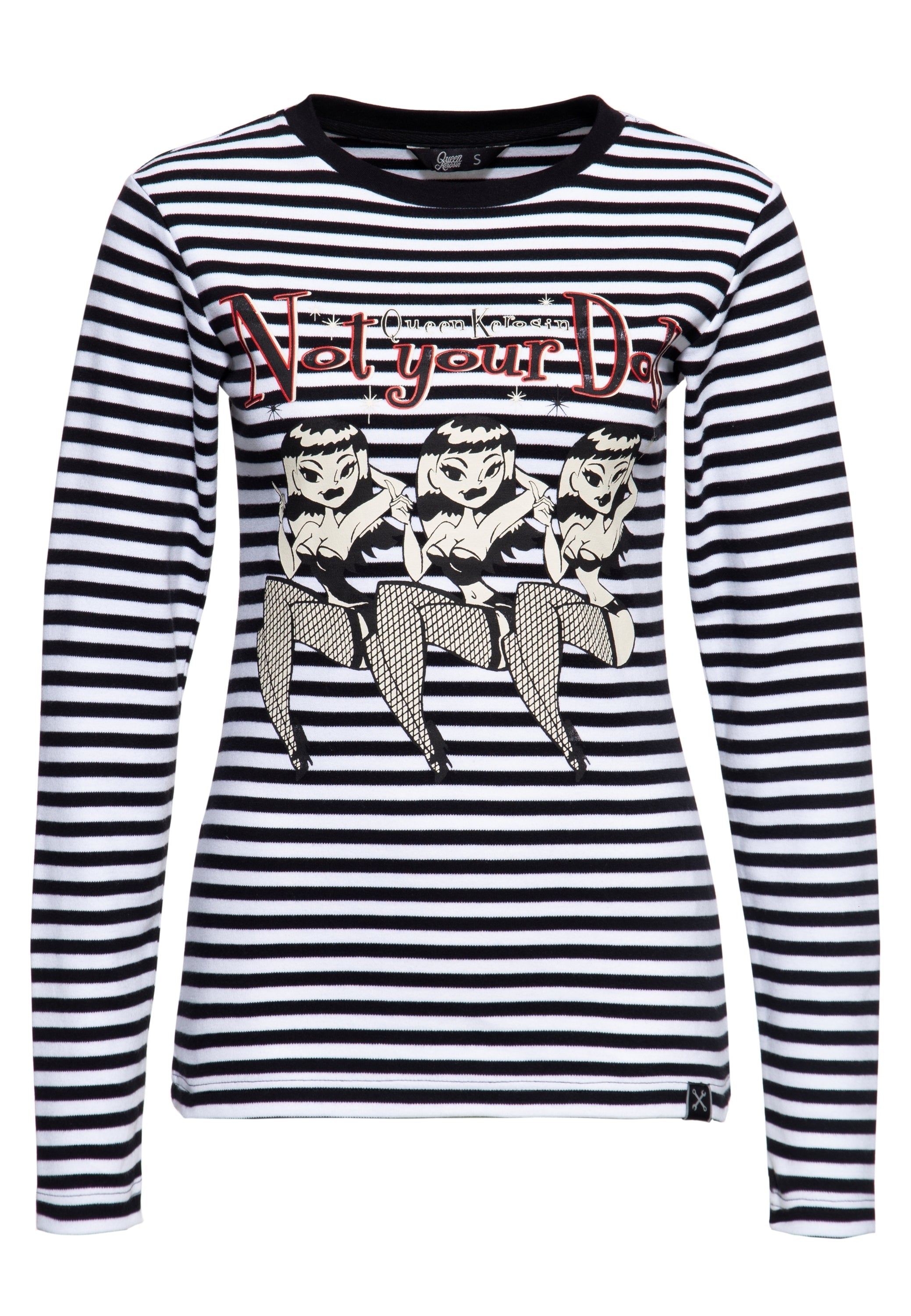 Queen Kerosin - Basic Langarmshirt «Not your Doll»