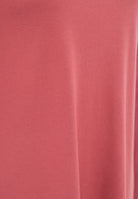 Queen Kerosin - Basic Longsleeve mit offenen Abschlüssen und Logo Stickerei