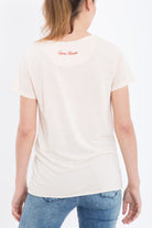 Queen Kerosin - Basic T-Shirt aus Viskose-Mix