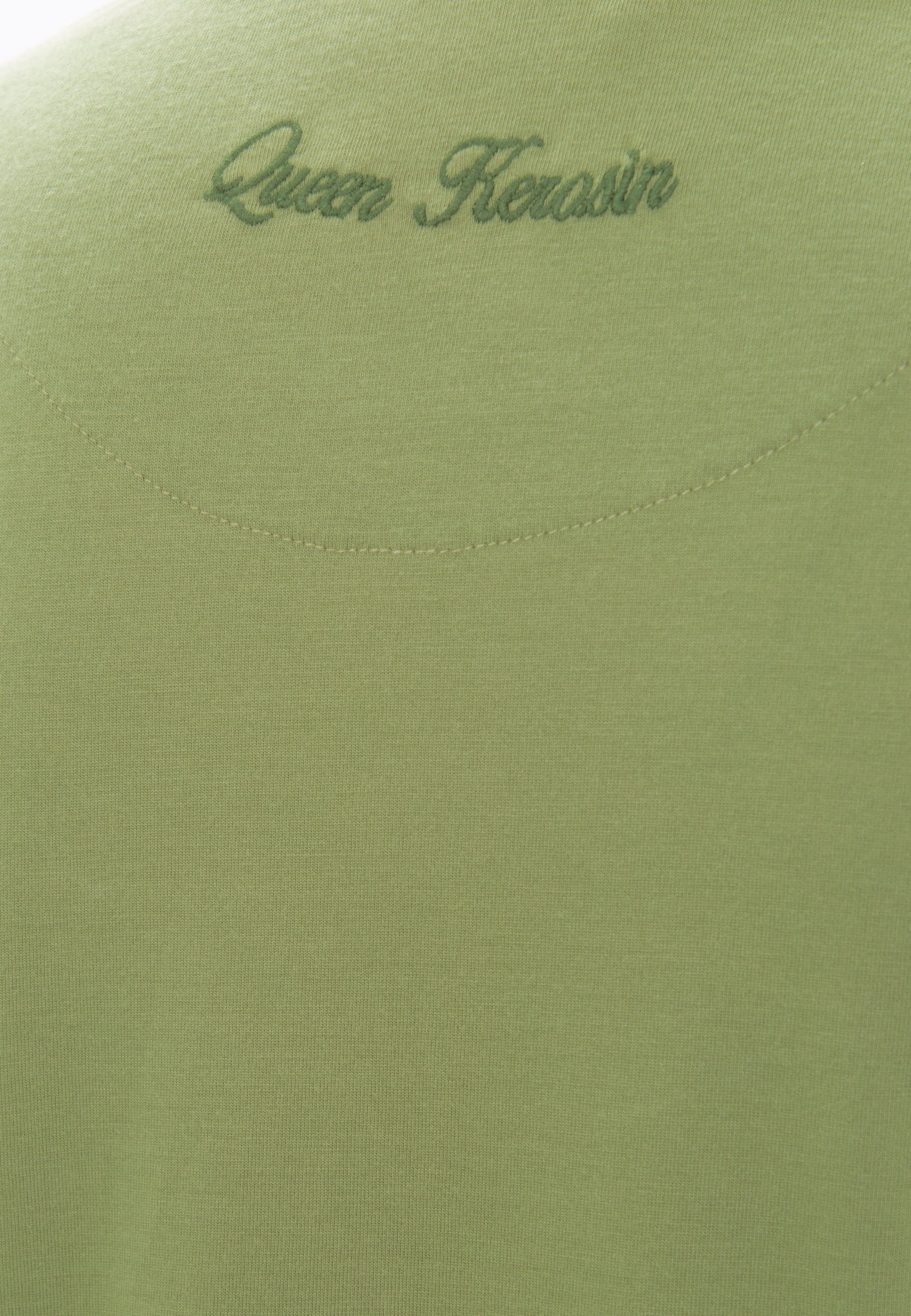 Queen Kerosin - Basic T-Shirt aus Viskose-Mix