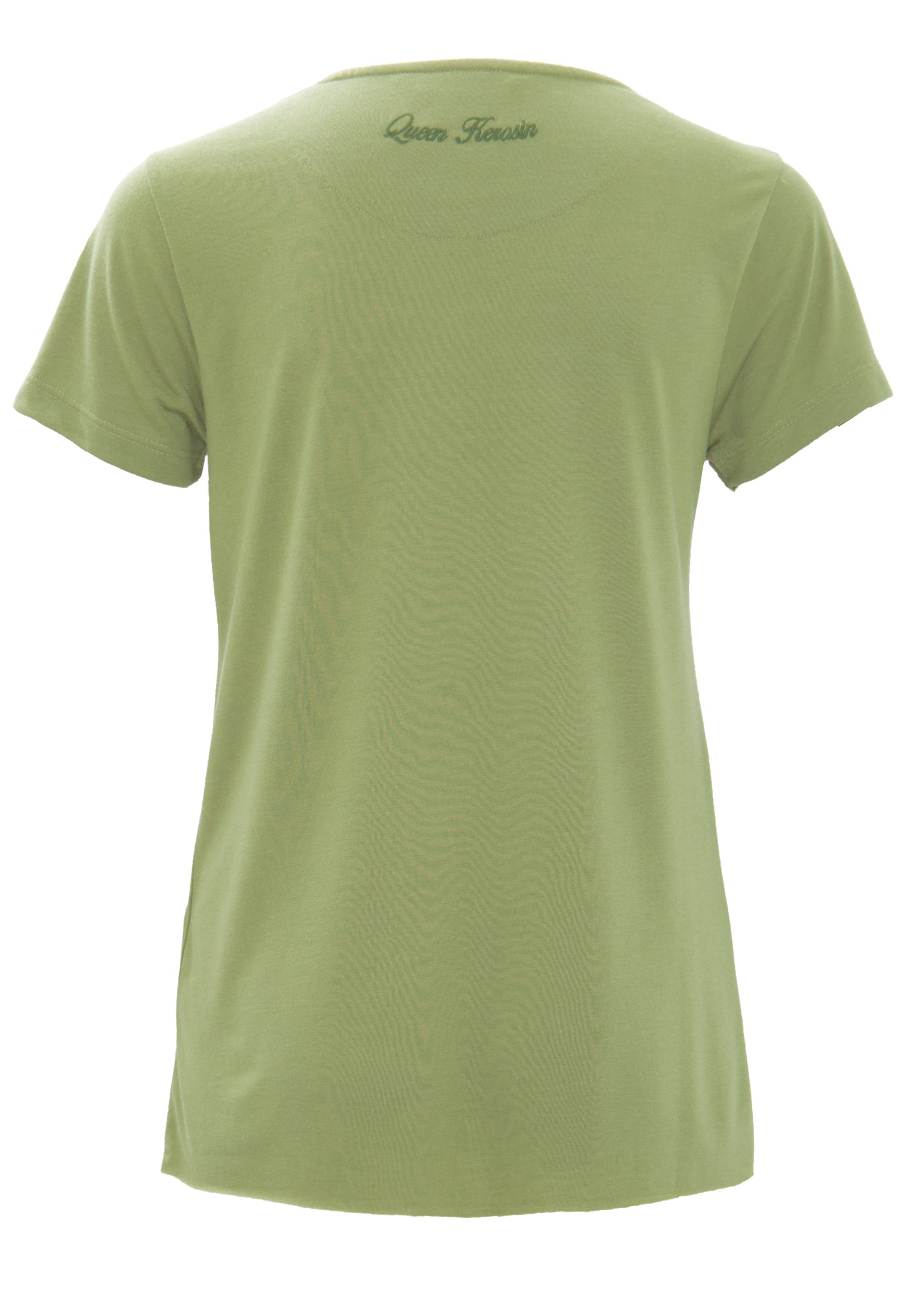 Queen Kerosin - Basic T-Shirt aus Viskose-Mix