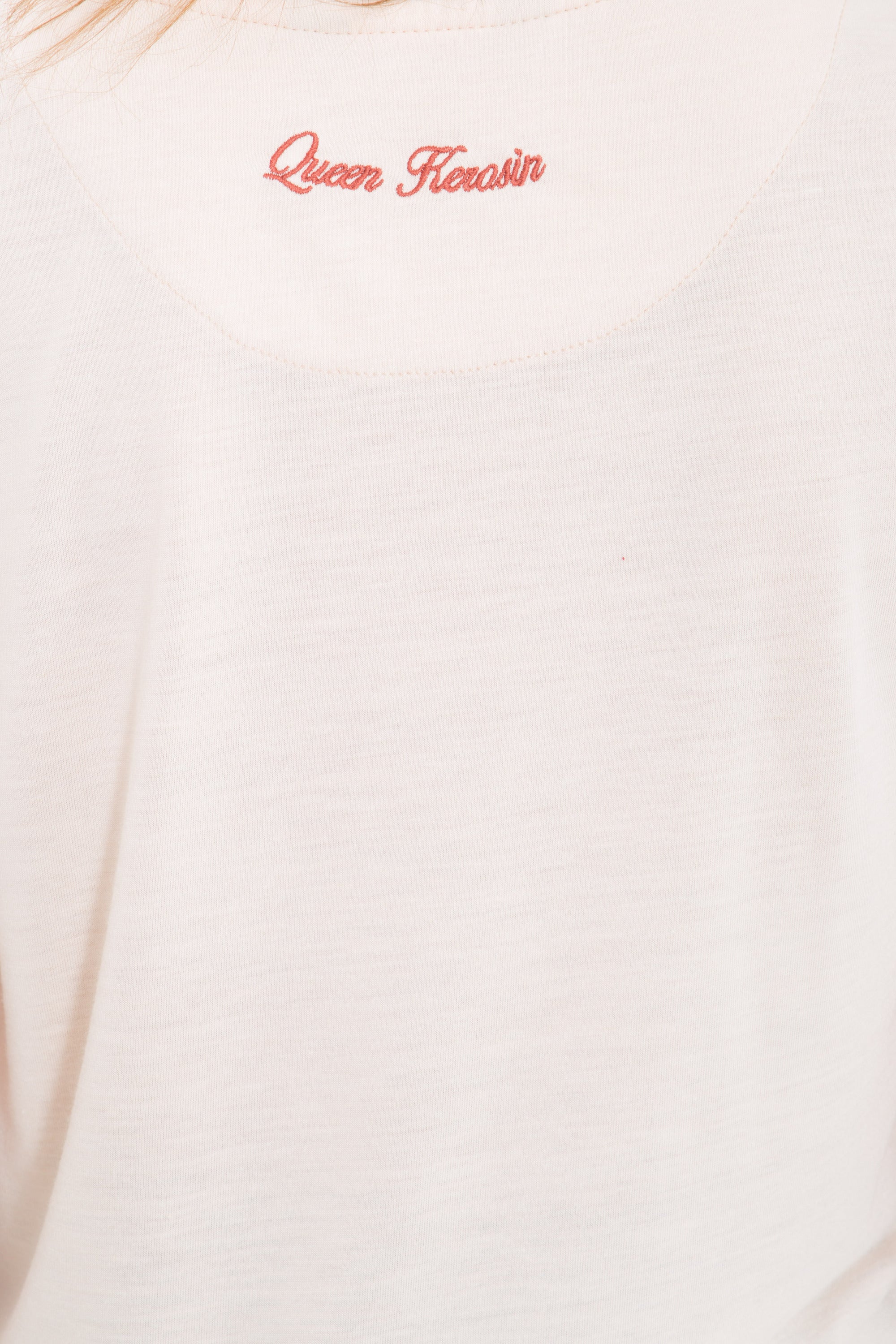 Queen Kerosin - Basic T-Shirt aus Viskose-Mix