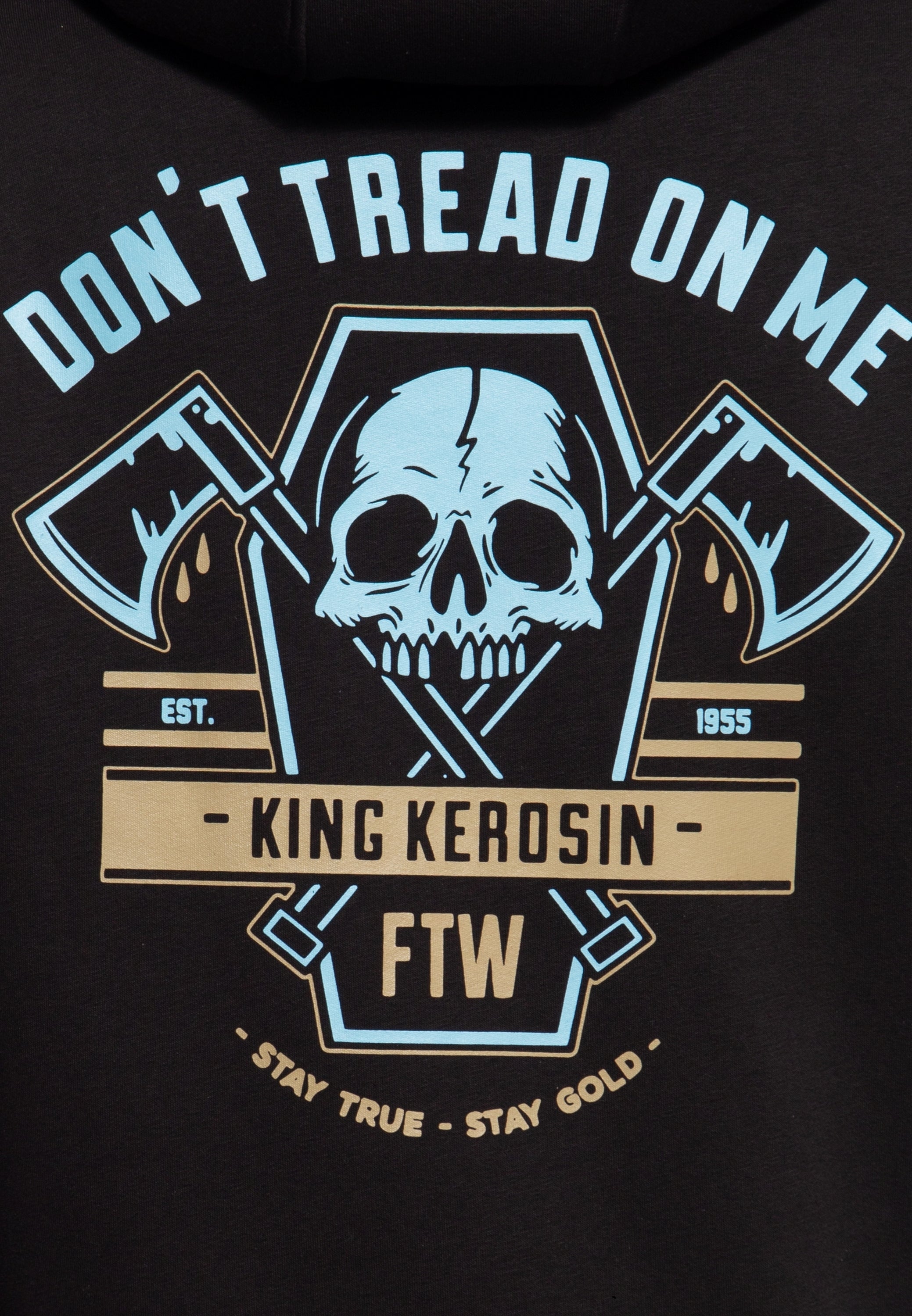 King Kerosin - Basic Zip Hoodie «Don't Tread»