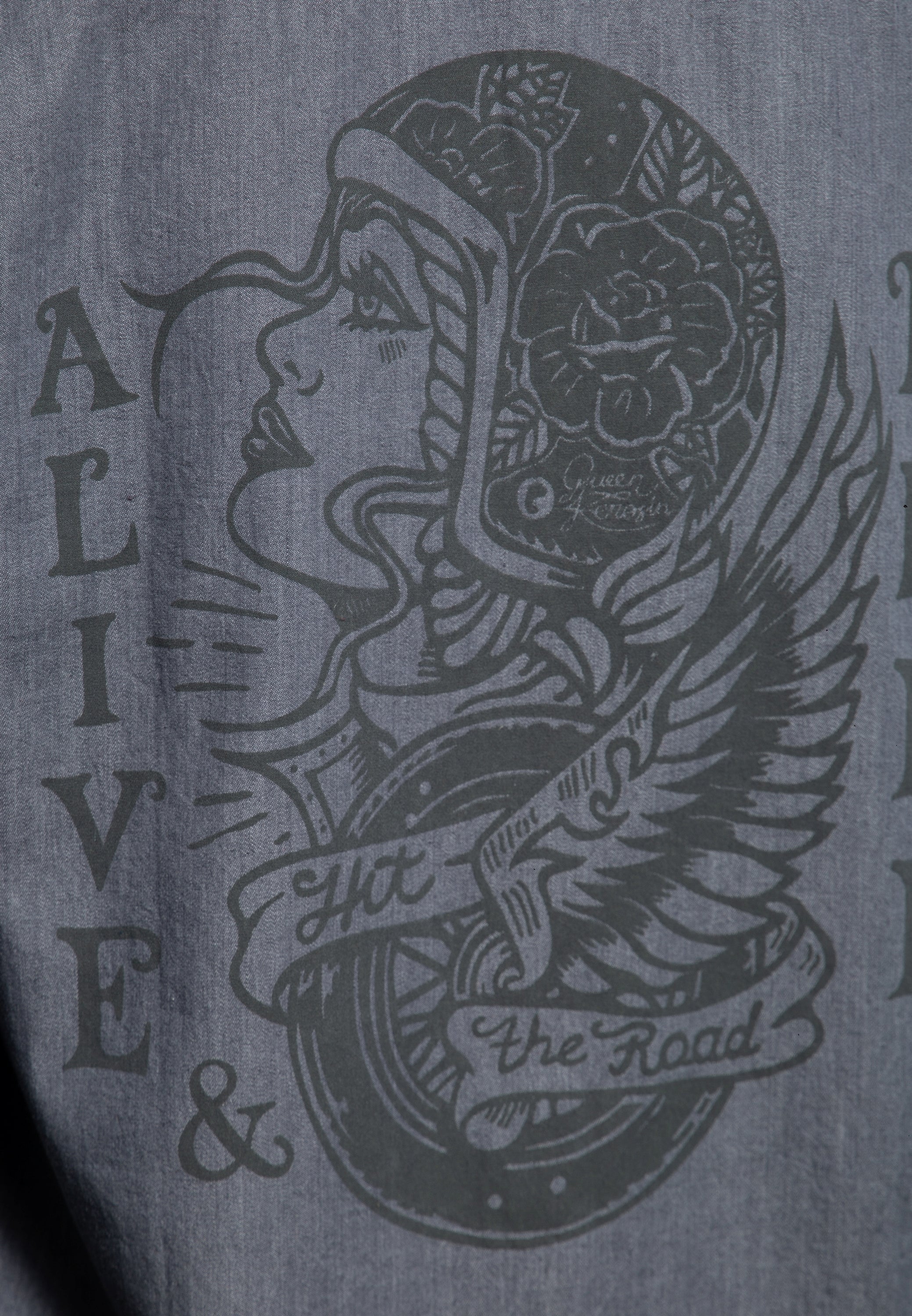 Queen Kerosin - Baumwollbluse