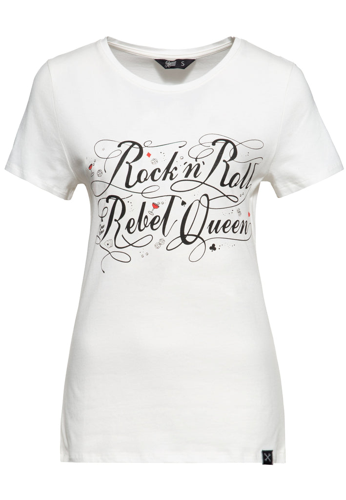 Queen Kerosin - Classic T-Shirt «Rock'n'Roll Rebel Queen»