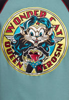 Queen Kerosin - College Jacke «Wonder Cat»