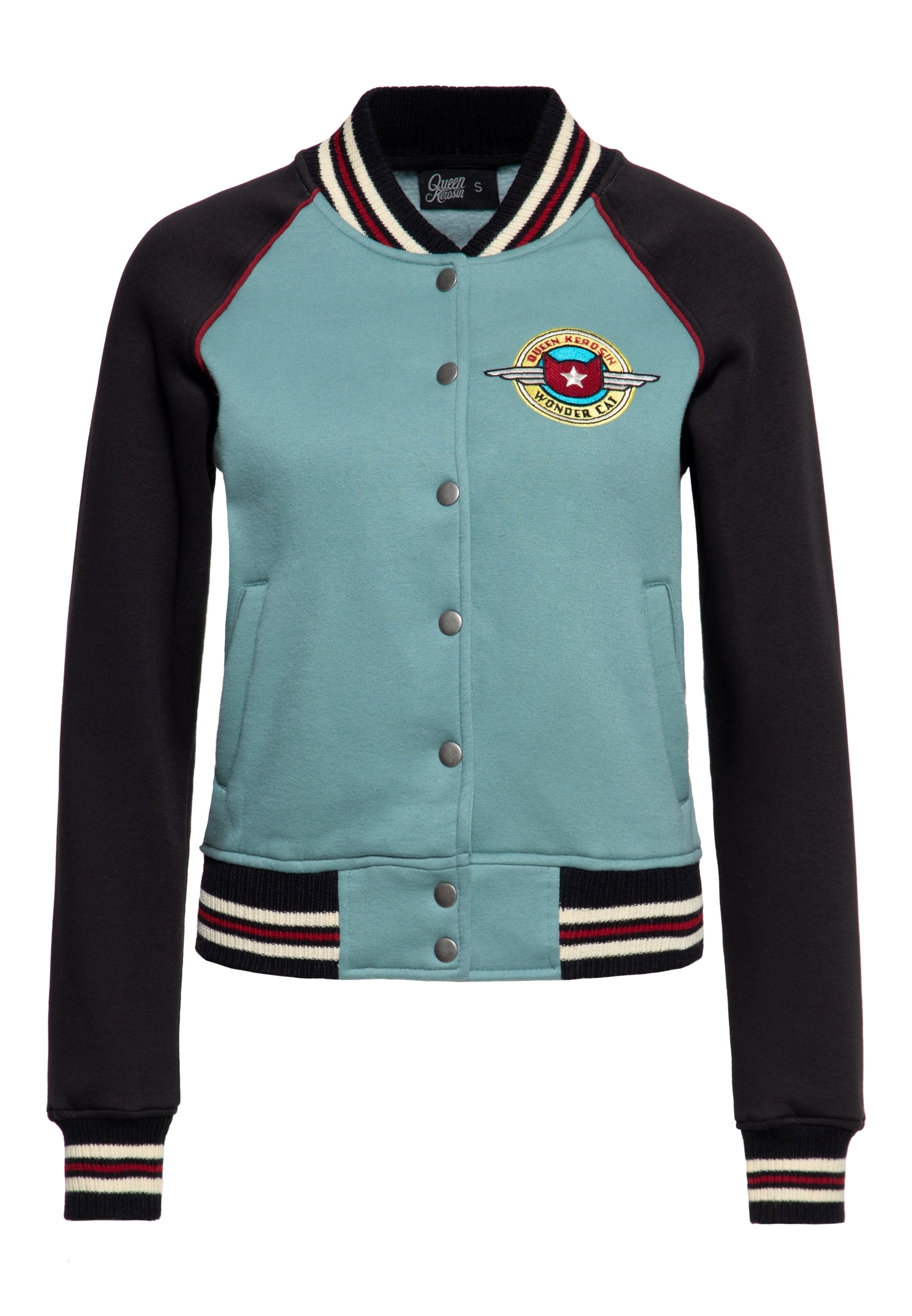 Queen Kerosin - College Jacke «Wonder Cat»