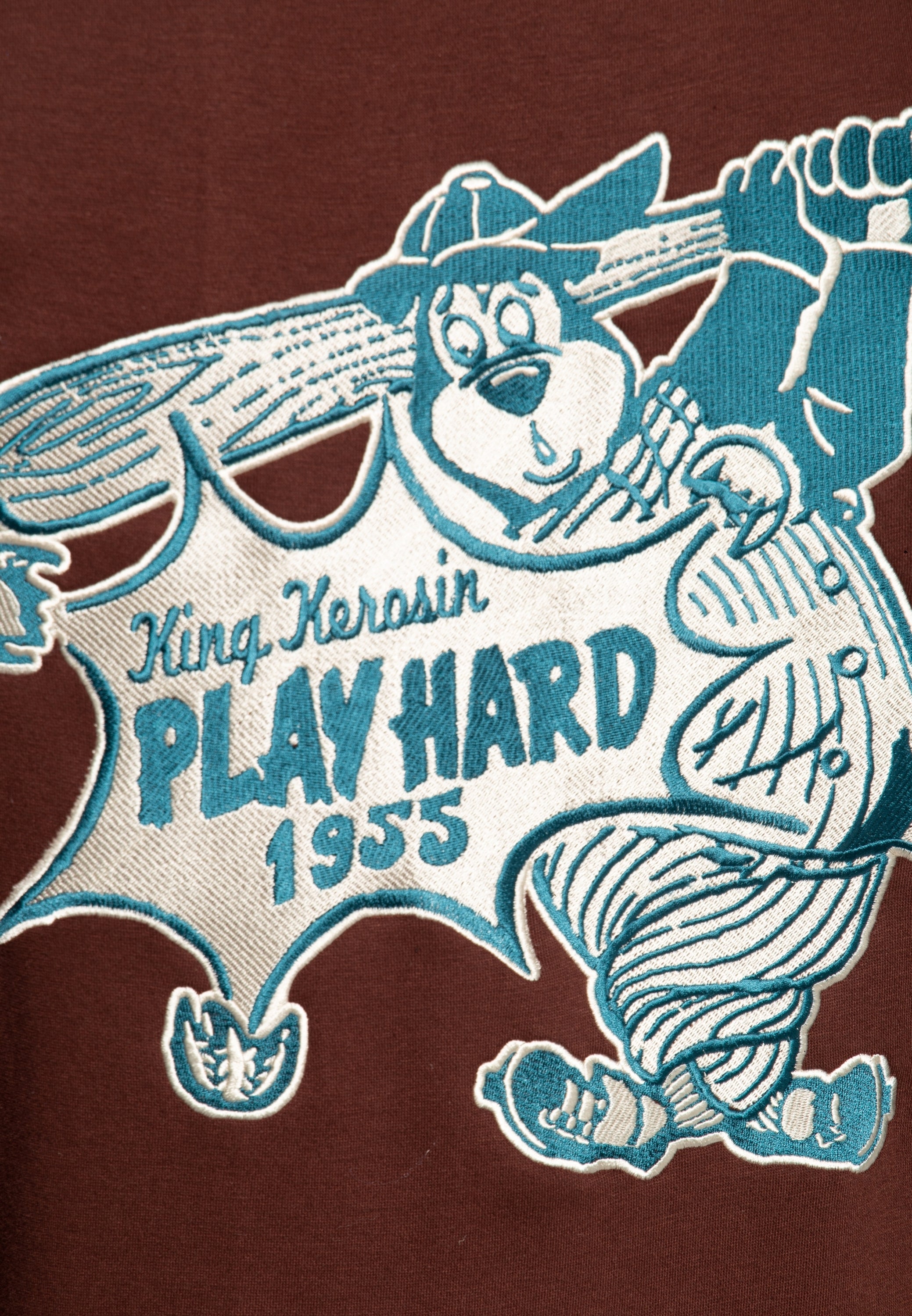 King Kerosin - College Sweat Jacke «Play Hard»