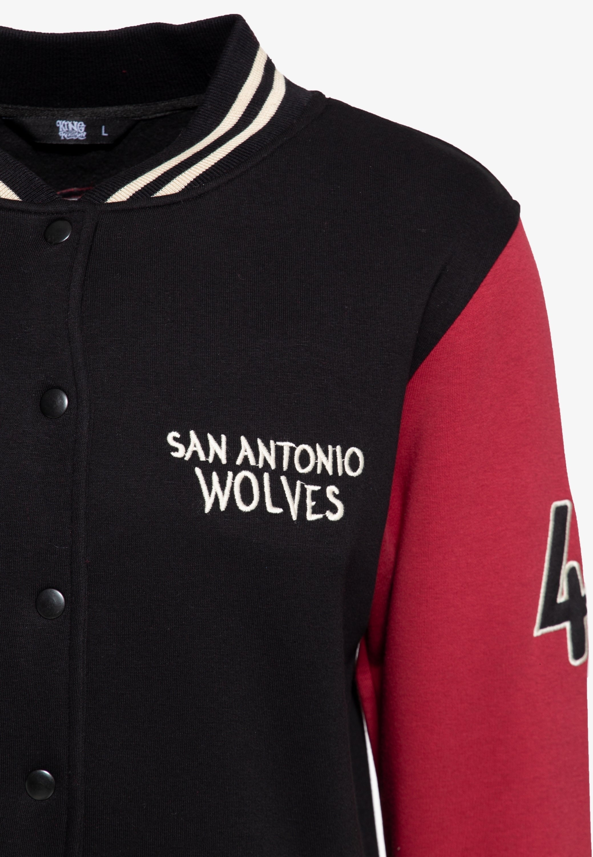 King Kerosin - College Sweat-Jacke «San Antonio Wolves»