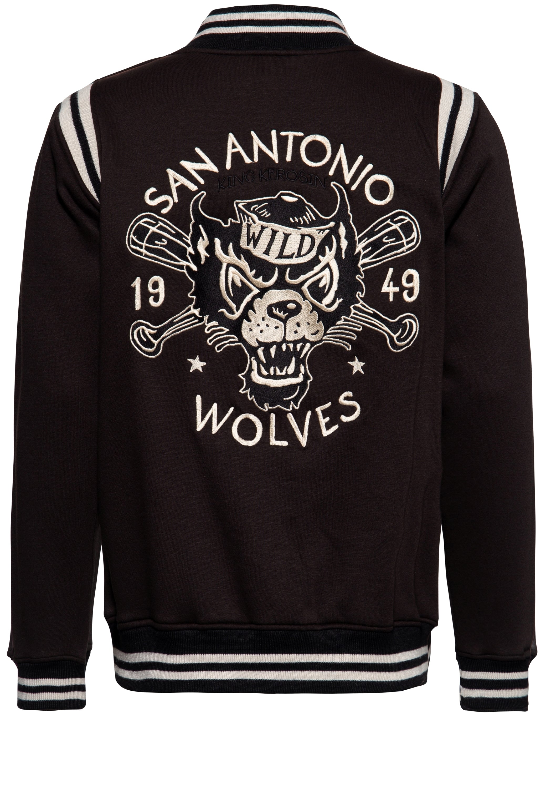 King Kerosin - College Sweat-Jacke «San Antonio Wolves»