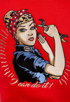 Queen Kerosin - College Sweatjacke «I Can Do It!»