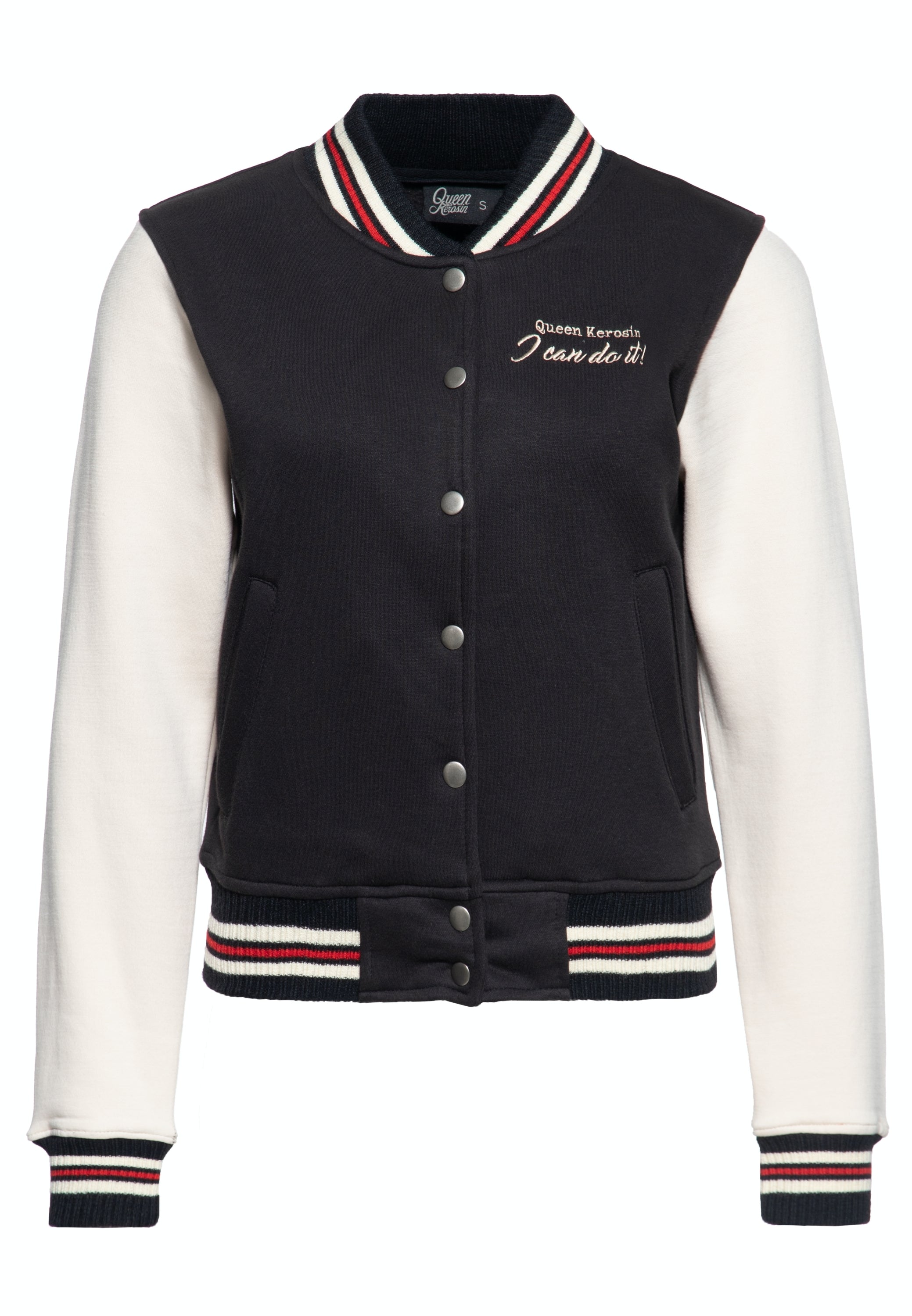 Queen Kerosin - College Sweatjacke «I Can Do It»