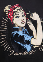 Queen Kerosin - College Sweatjacke «I Can Do It»