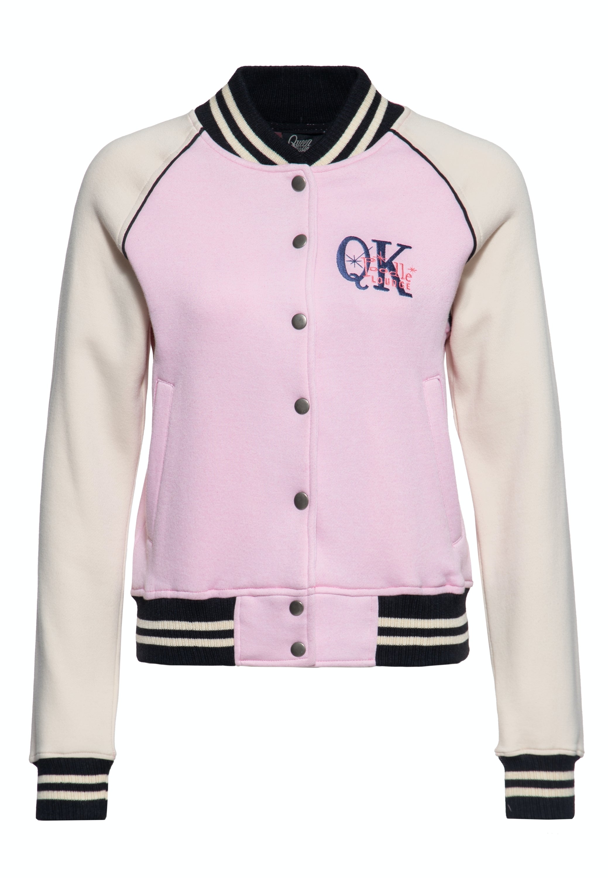 Queen Kerosin - College Sweatjacke «Poodle Lounge»