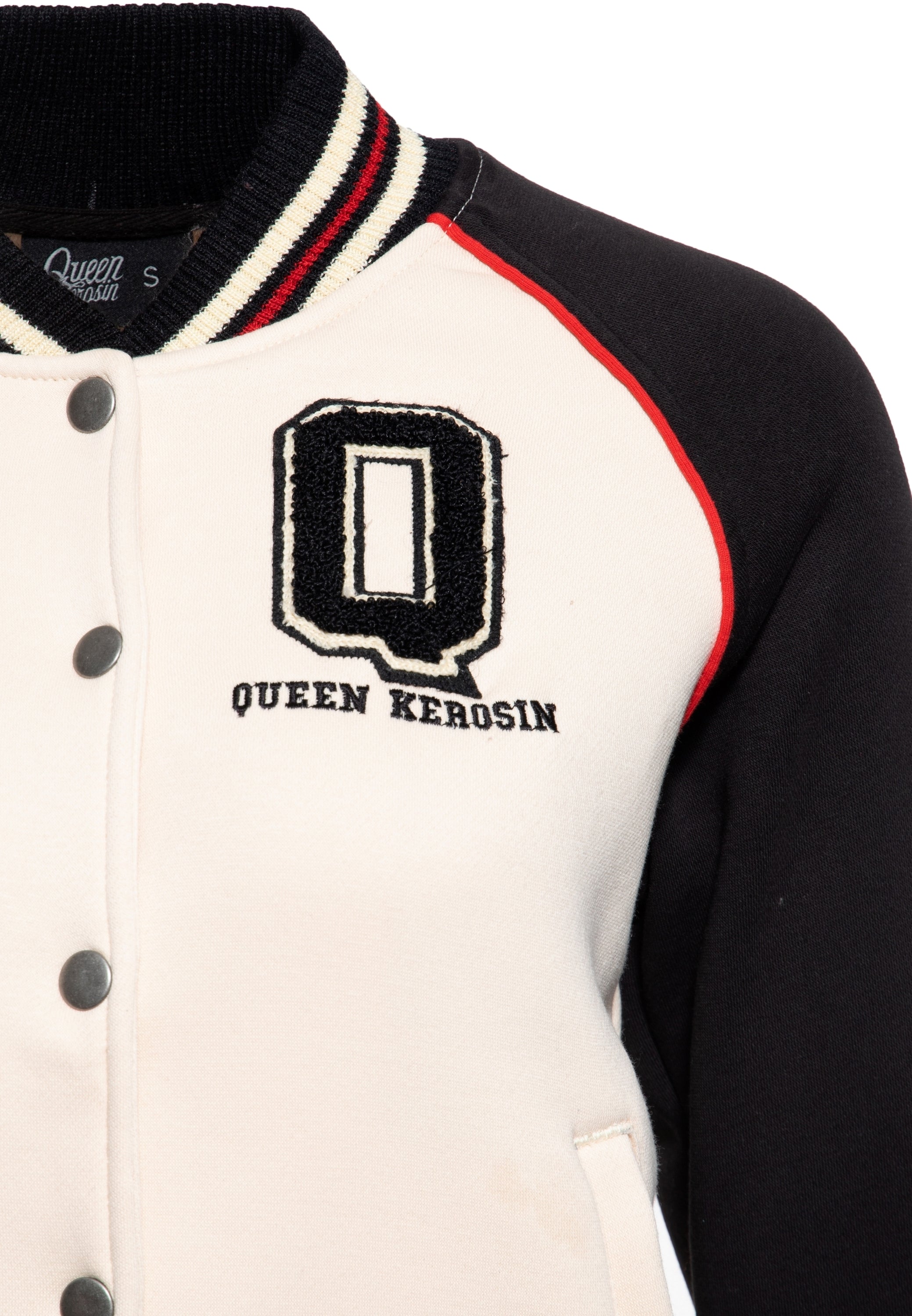 Queen Kerosin - College Sweatjacke «Q»