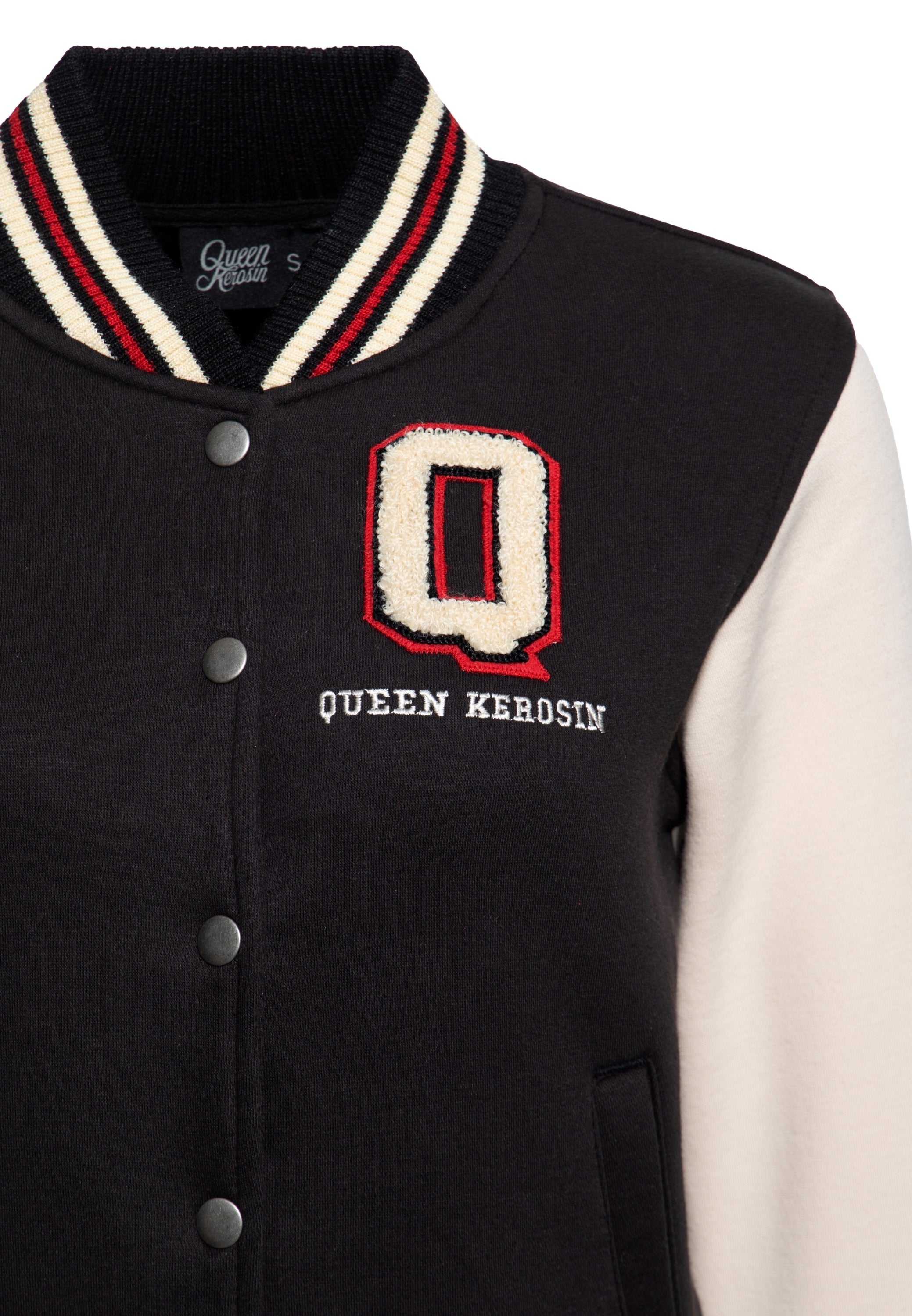 Queen Kerosin - College Sweatjacke «Q»