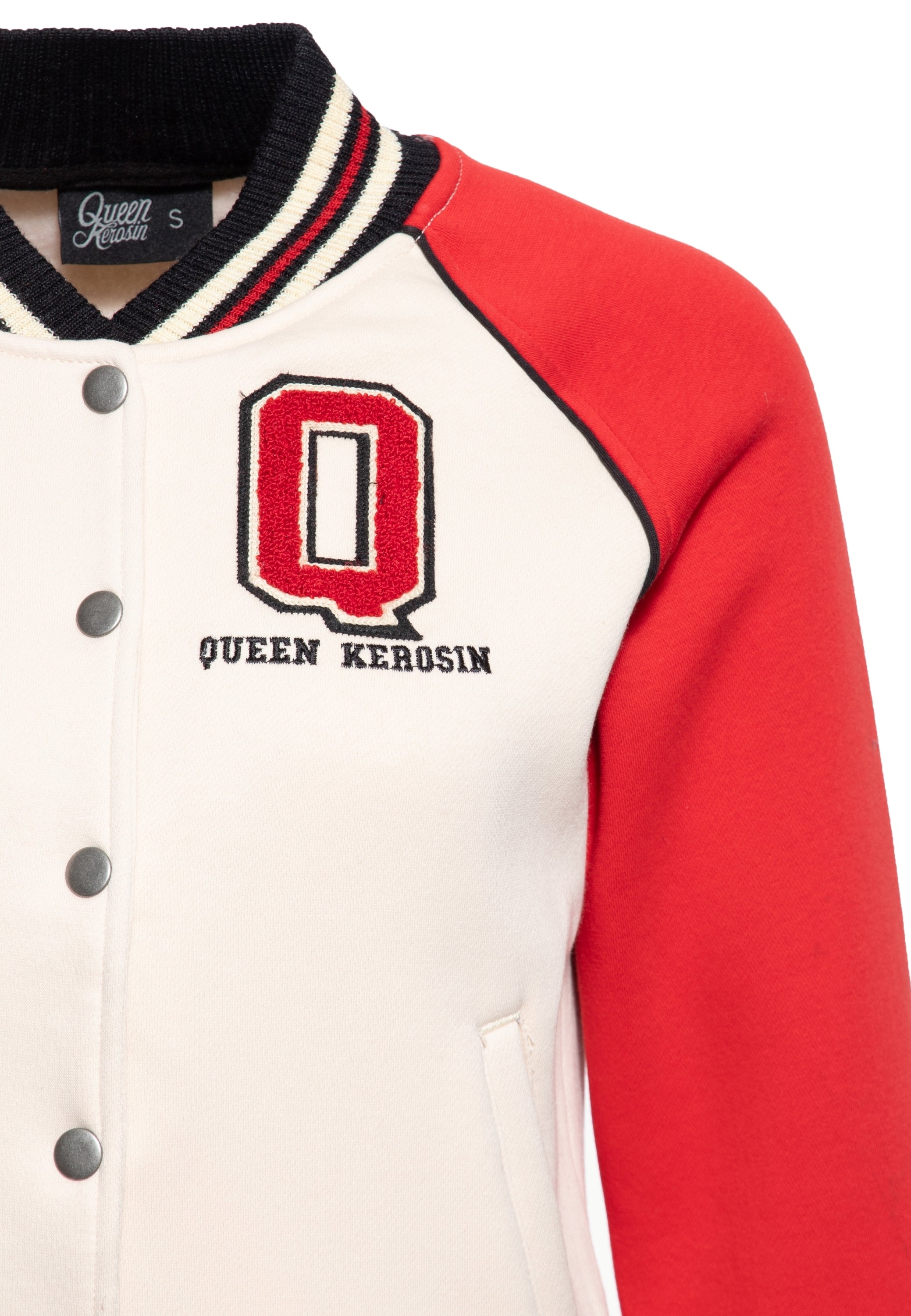 Queen Kerosin - College Sweatjacke «Q»